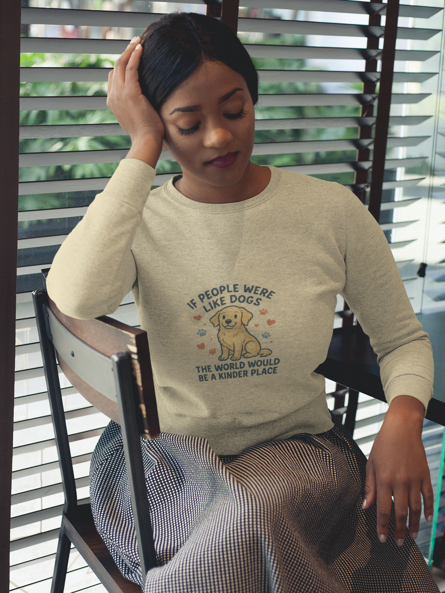 We all Love our furry friends, this Crewneck says so much - Kindcore Comforts
