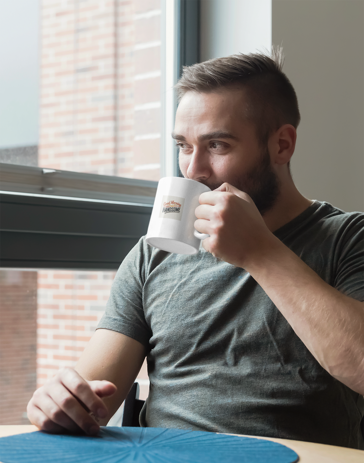Good Morning Handsome Coffee Mug - Kindcore Comforts