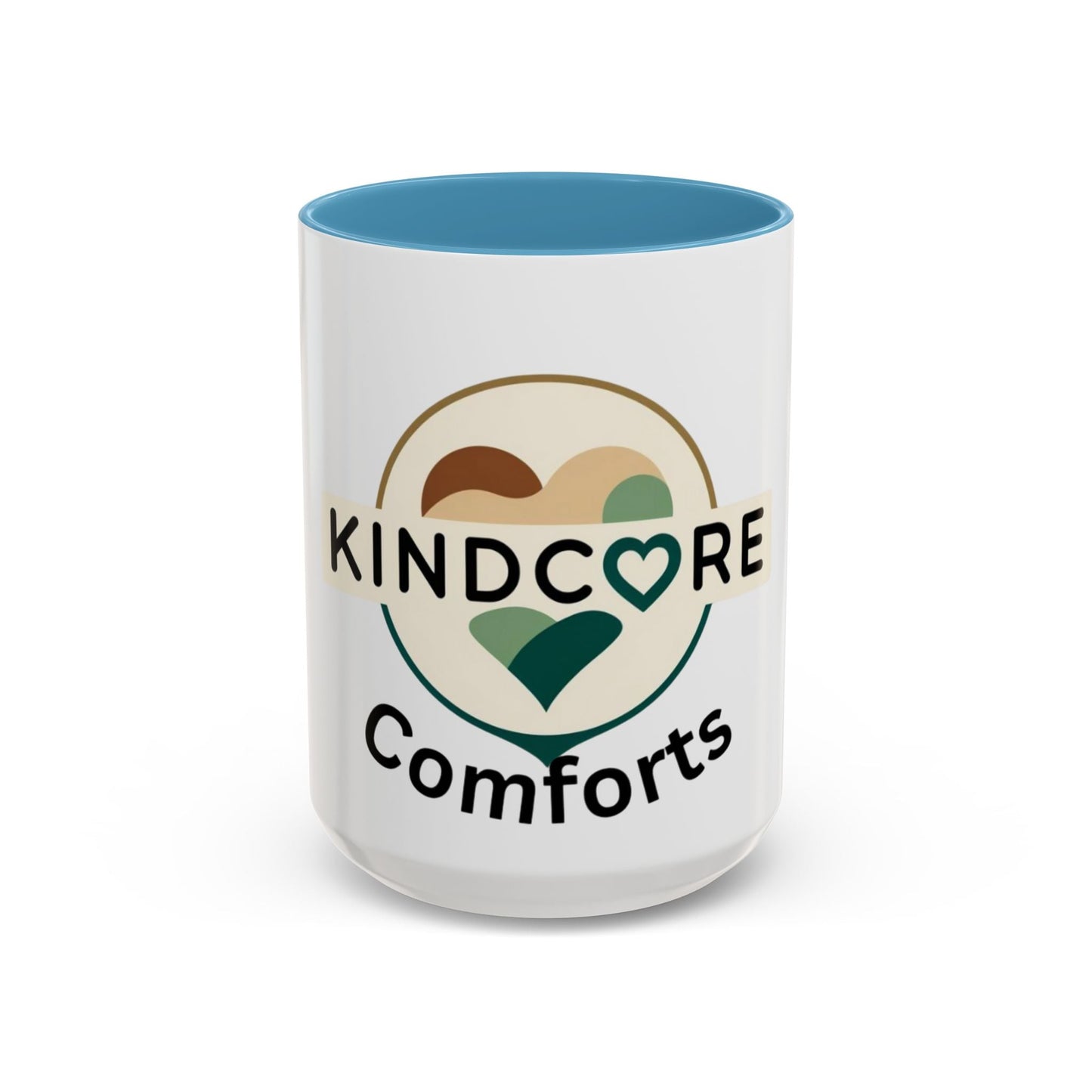 Kindcore Comforts Accent Coffee Mug — (11/15oz) - Kindcore ComfortsKindcore Comforts Accent Coffee Mug — (11/15oz)Light BlueMugPrintifyKindcore Comforts29428404386617932860