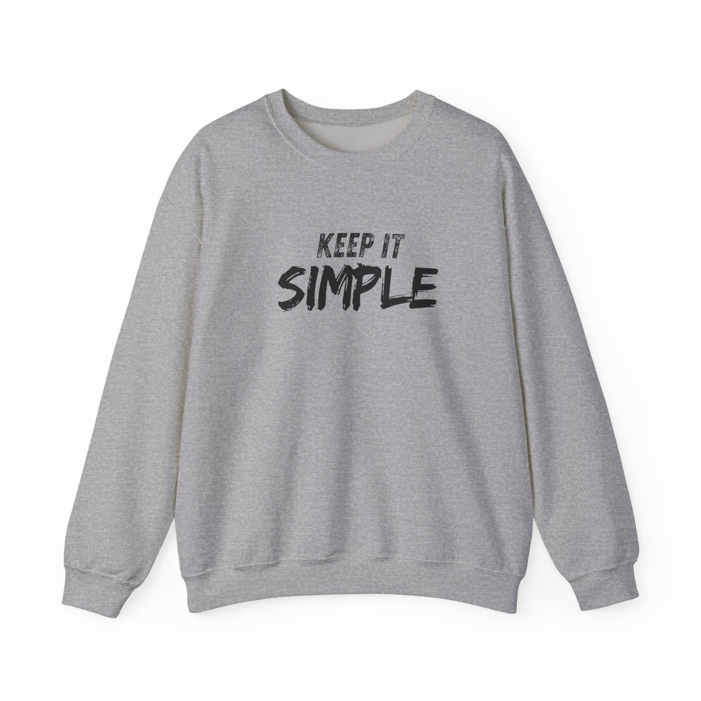 Unisex Crewneck Sweatshirt - Keep It Simple - Kindcore ComfortsUnisex Crewneck Sweatshirt - Keep It SimpleSSweatshirtPrintifyKindcore Comforts22965522462543717775