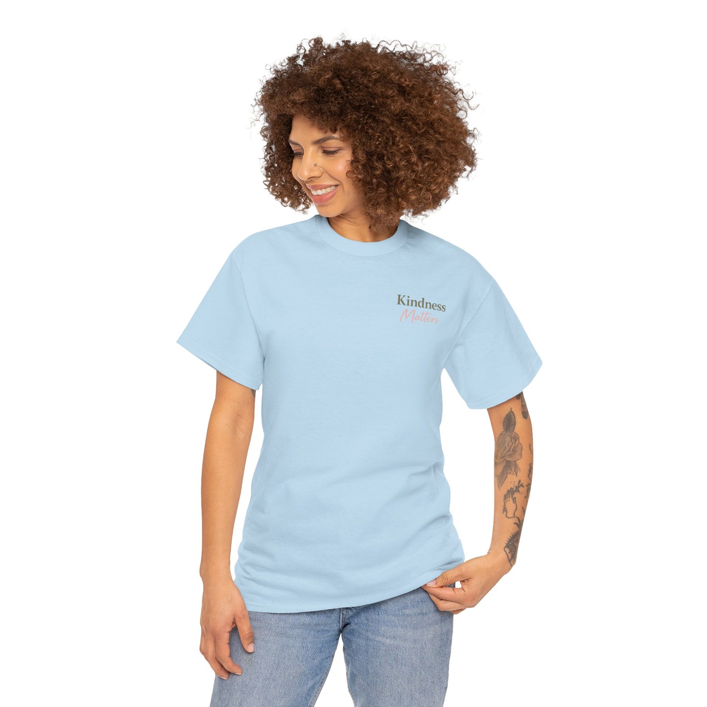 Kindness Matters Tee — 'Everyone is fighting a battle you cannot see' Inspirational White T-Shirt - Kindcore Comforts