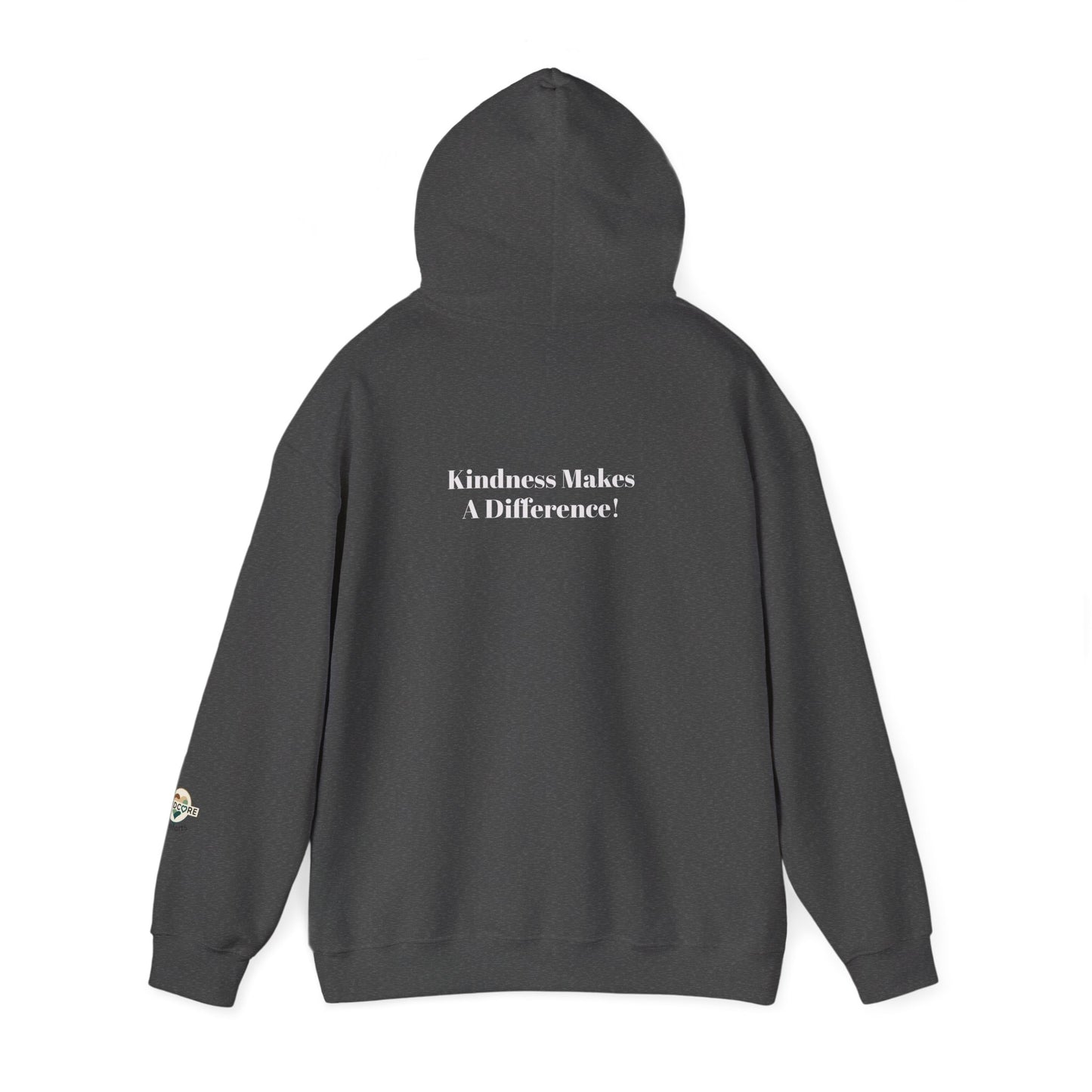 Kindness Graphic Hoodie — Soft Pastel 'A Happy Way to Say How You Feel' - Kindcore Comforts