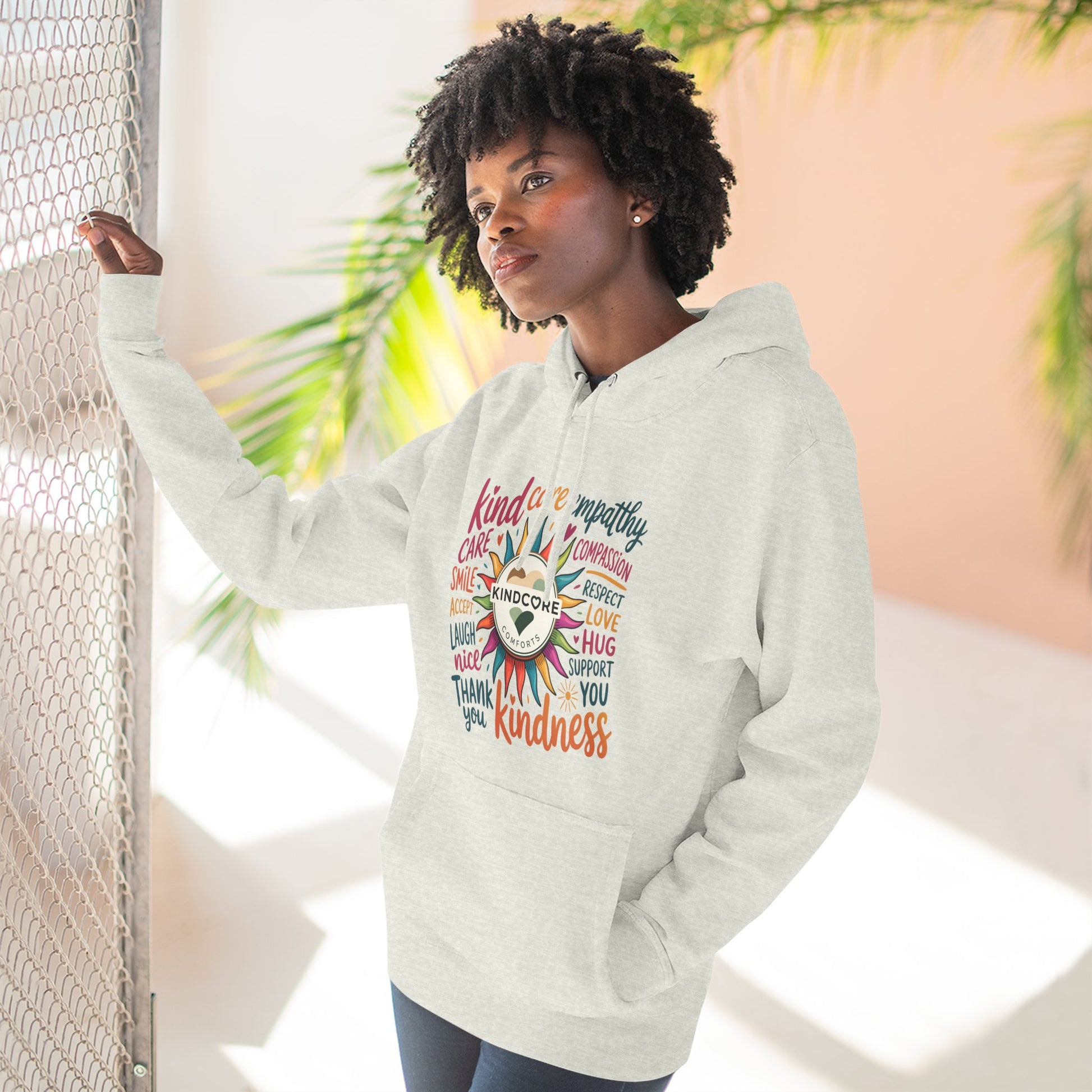 Best Seller- Colorful Kindness Sunburst Hoodie - Kindcore Comforts
