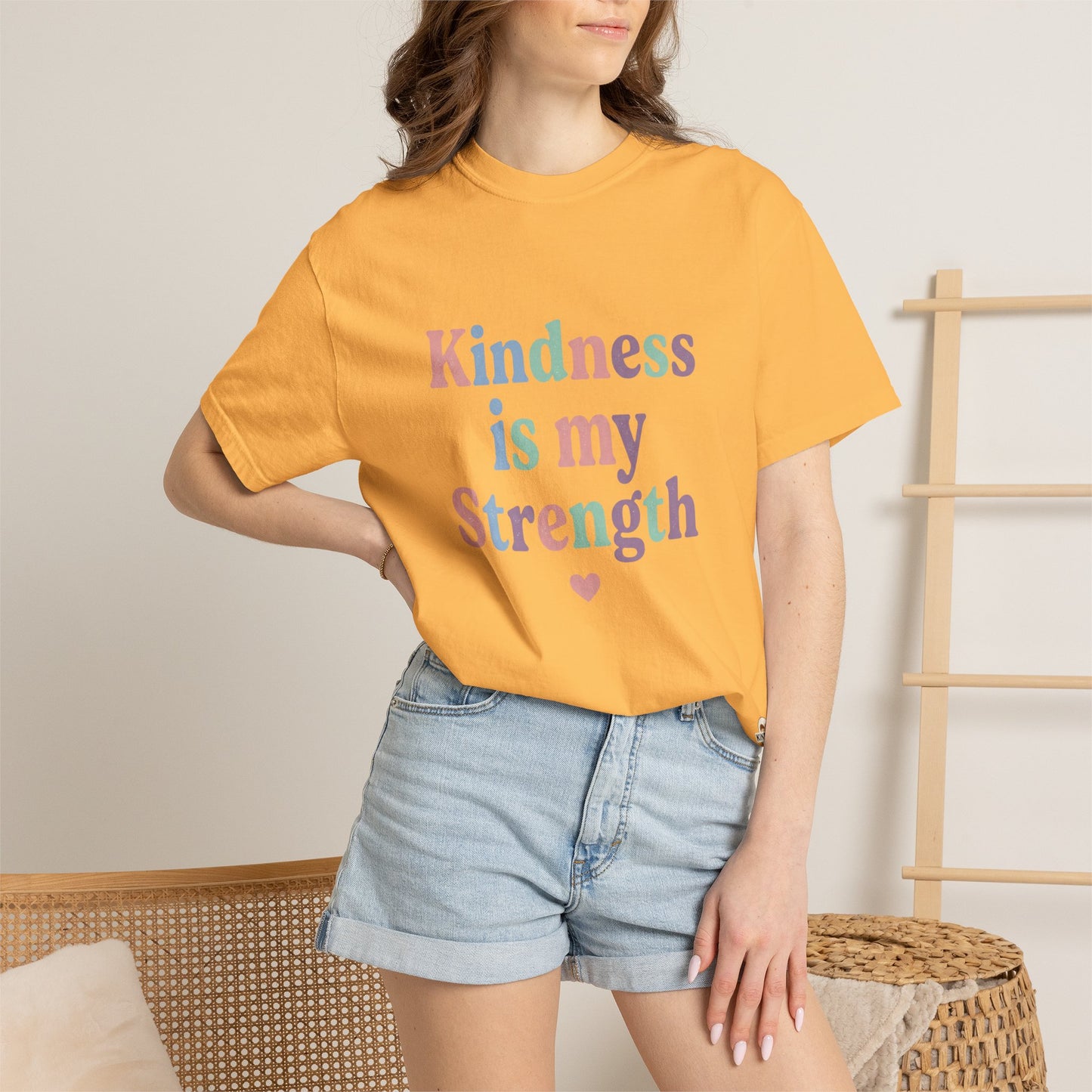 Kindness Is My Strength T-Shirt — Inspirational Positive Message Tee
