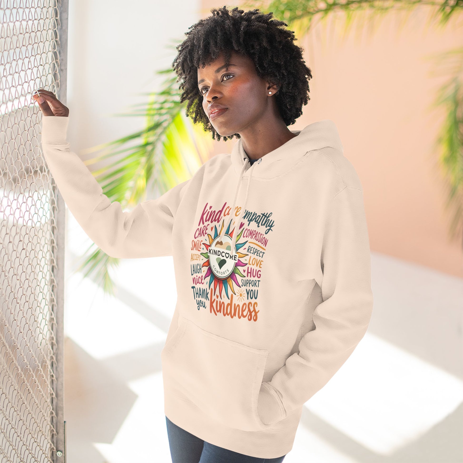 Best Seller- Colorful Kindness Sunburst Hoodie - Kindcore Comforts