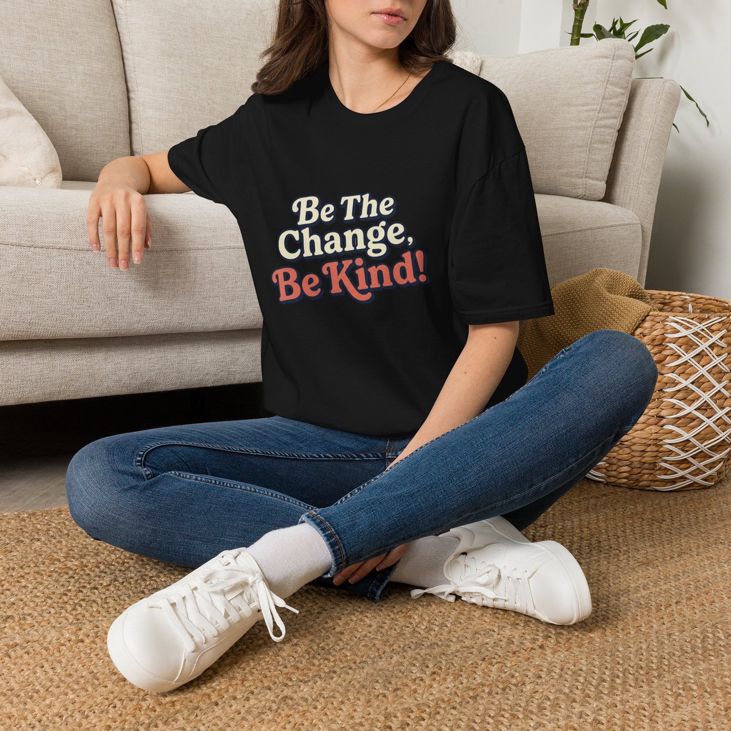Be the Change, Be Kind T-Shirt — Inspirational Kindness Tee