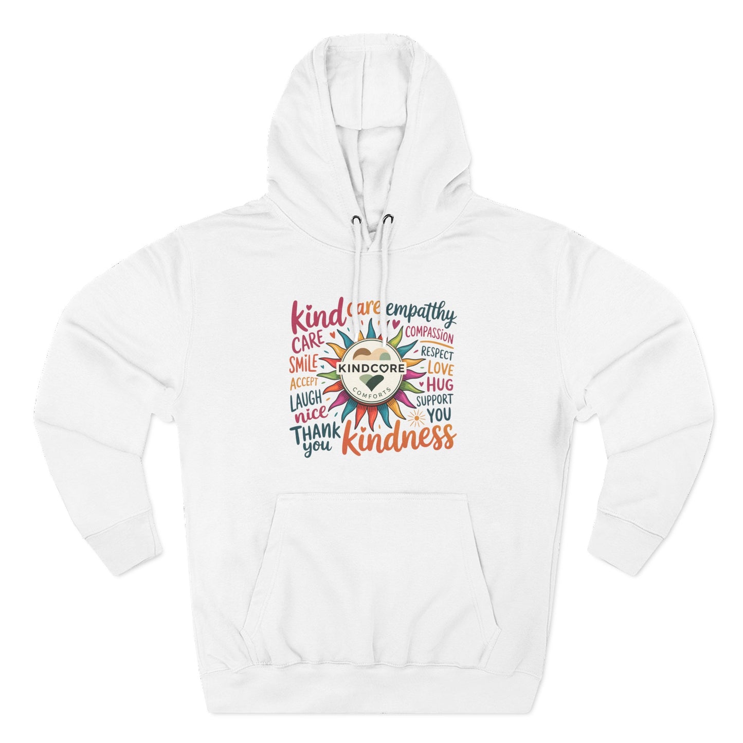 Best Seller- Colorful Kindness Sunburst Hoodie - Kindcore Comforts