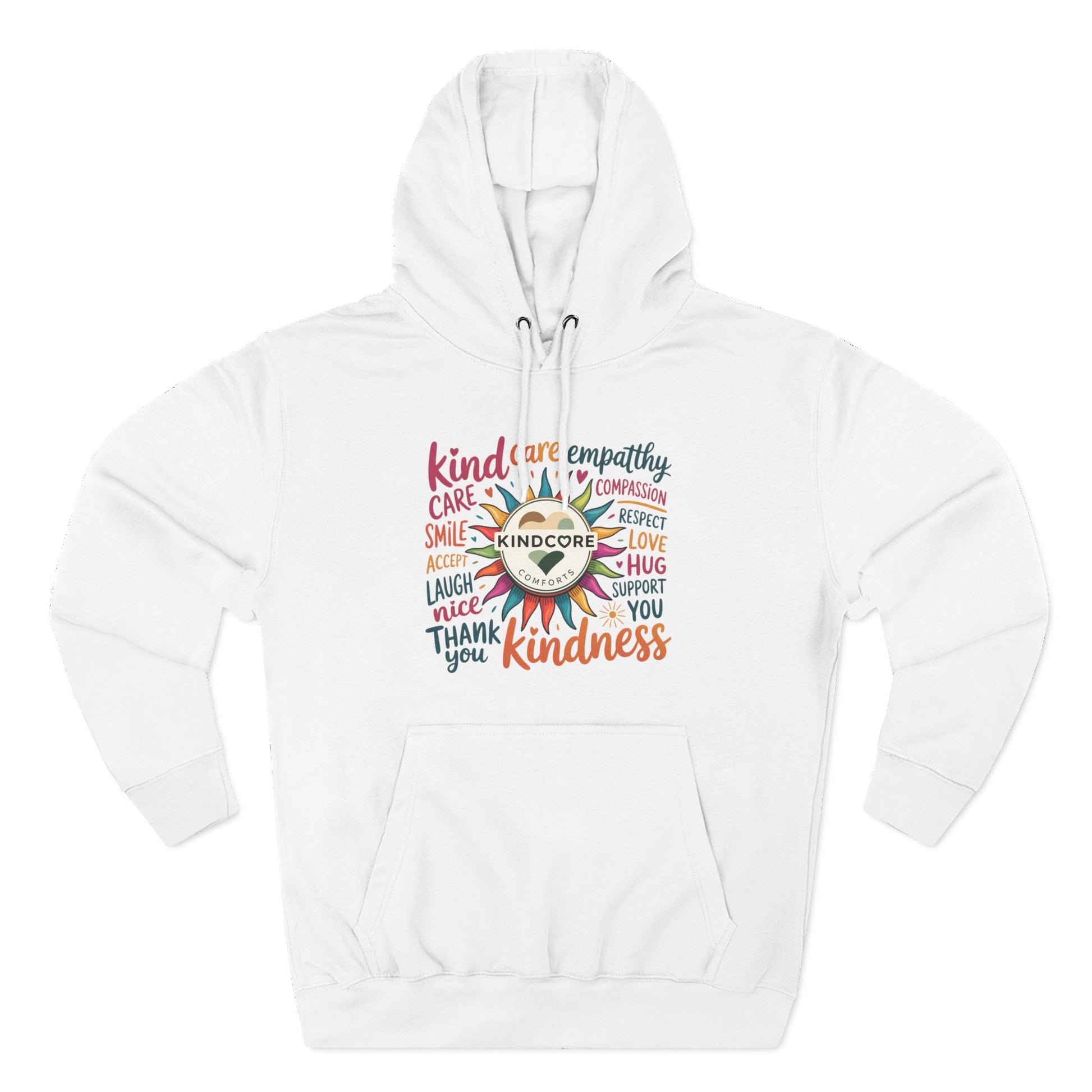 Best Seller- Colorful Kindness Sunburst Hoodie - Kindcore Comforts