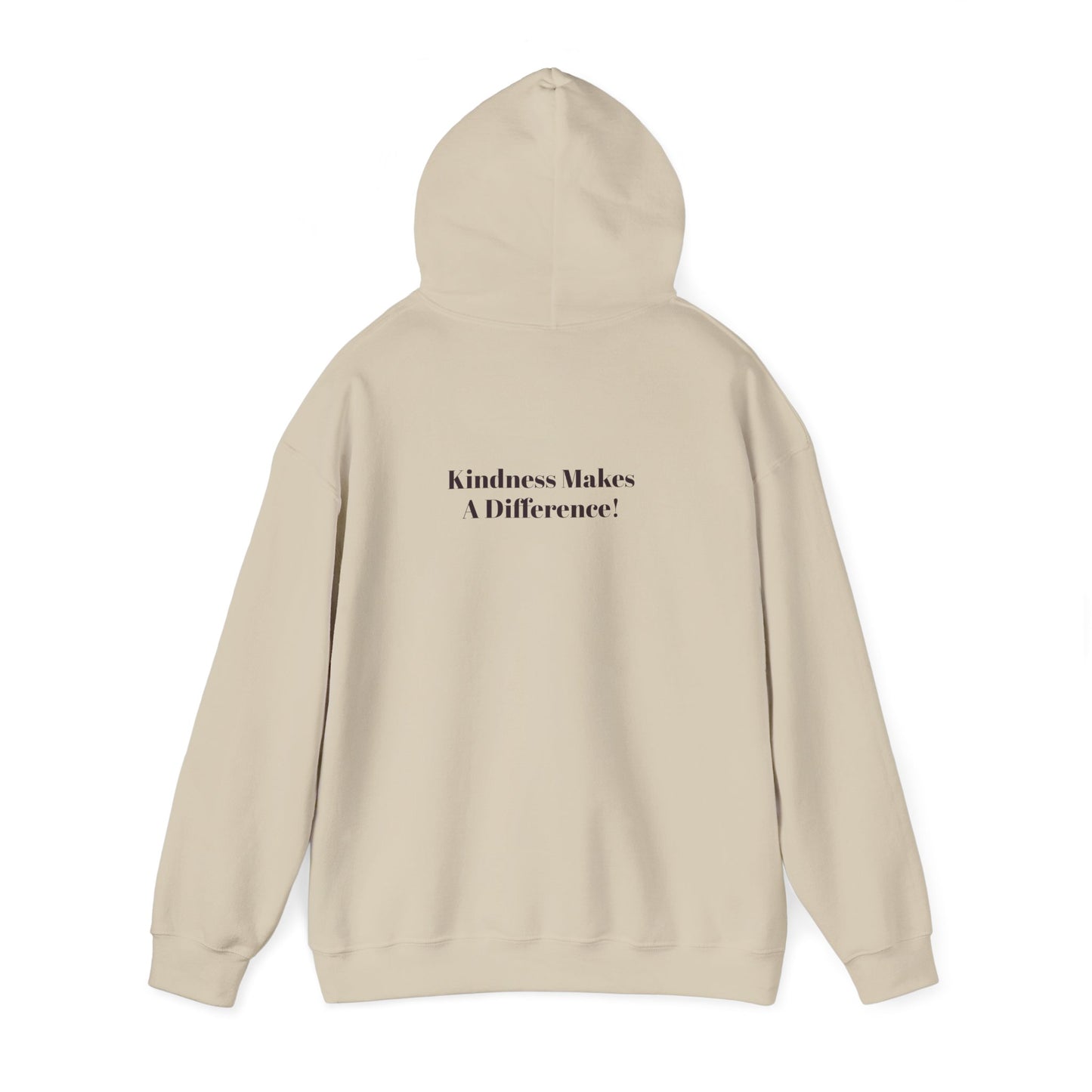 Kindness Graphic Hoodie — Soft Pastel 'A Happy Way to Say How You Feel' - Kindcore Comforts