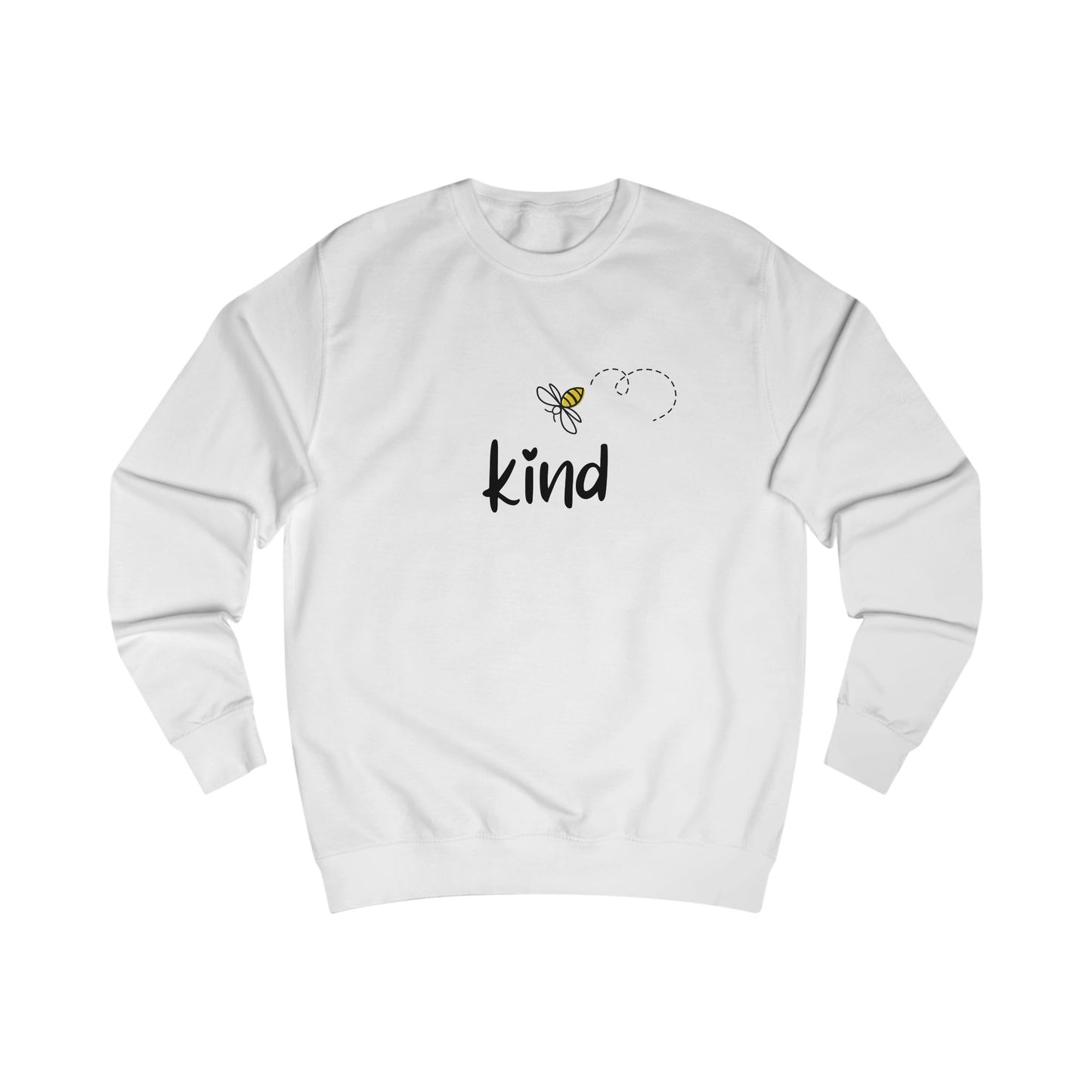 Kind Bee Sweatshirt — Cute Inspirational Crewneck - Kindcore Comforts