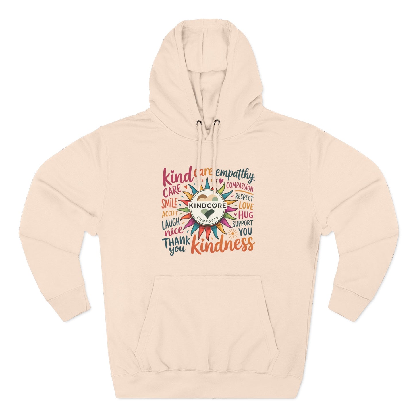 Best Seller- Colorful Kindness Sunburst Hoodie - Kindcore Comforts
