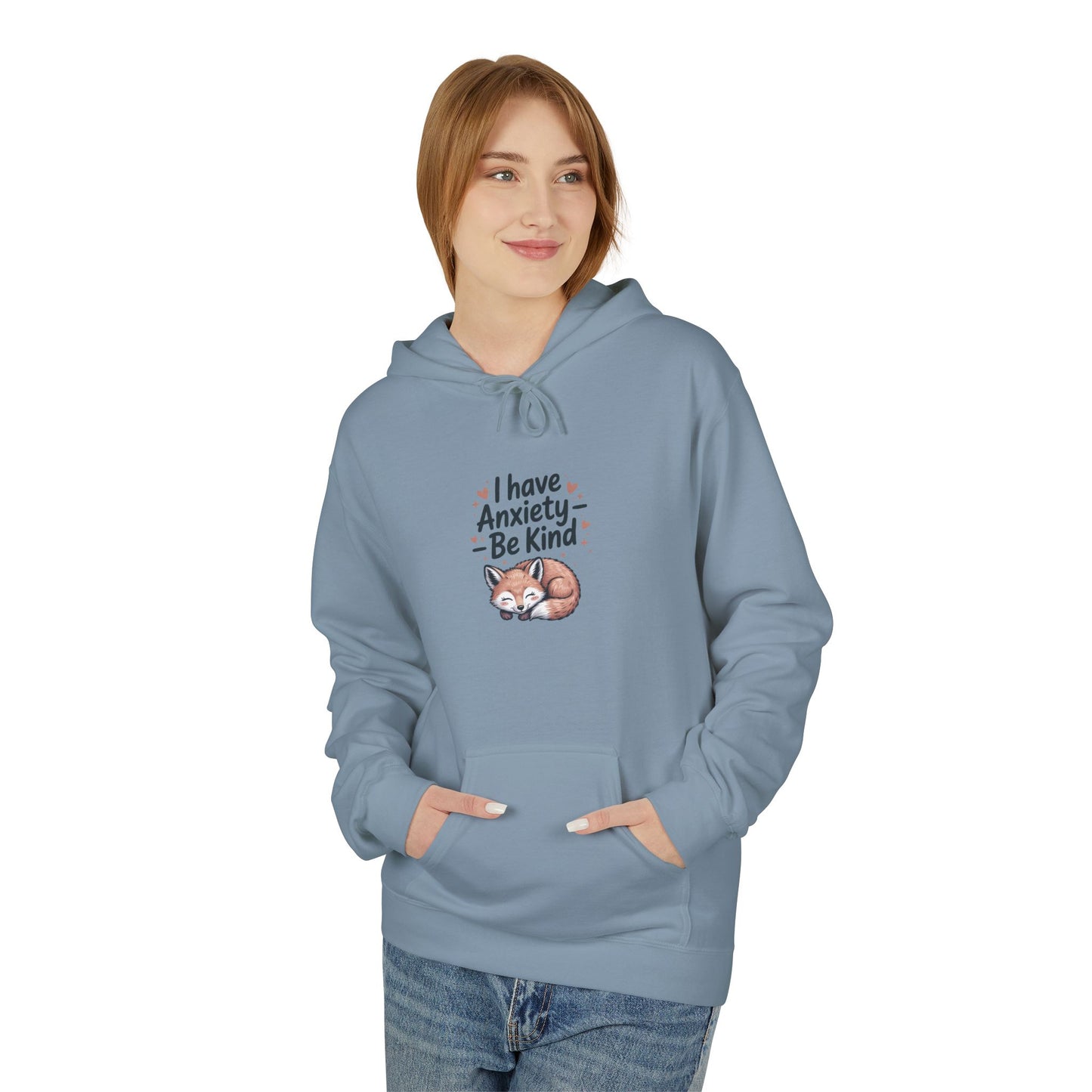 Anxiety Be Kind Hoodie — Kindcore Comfort Mental Health Awareness - Kindcore Comforts