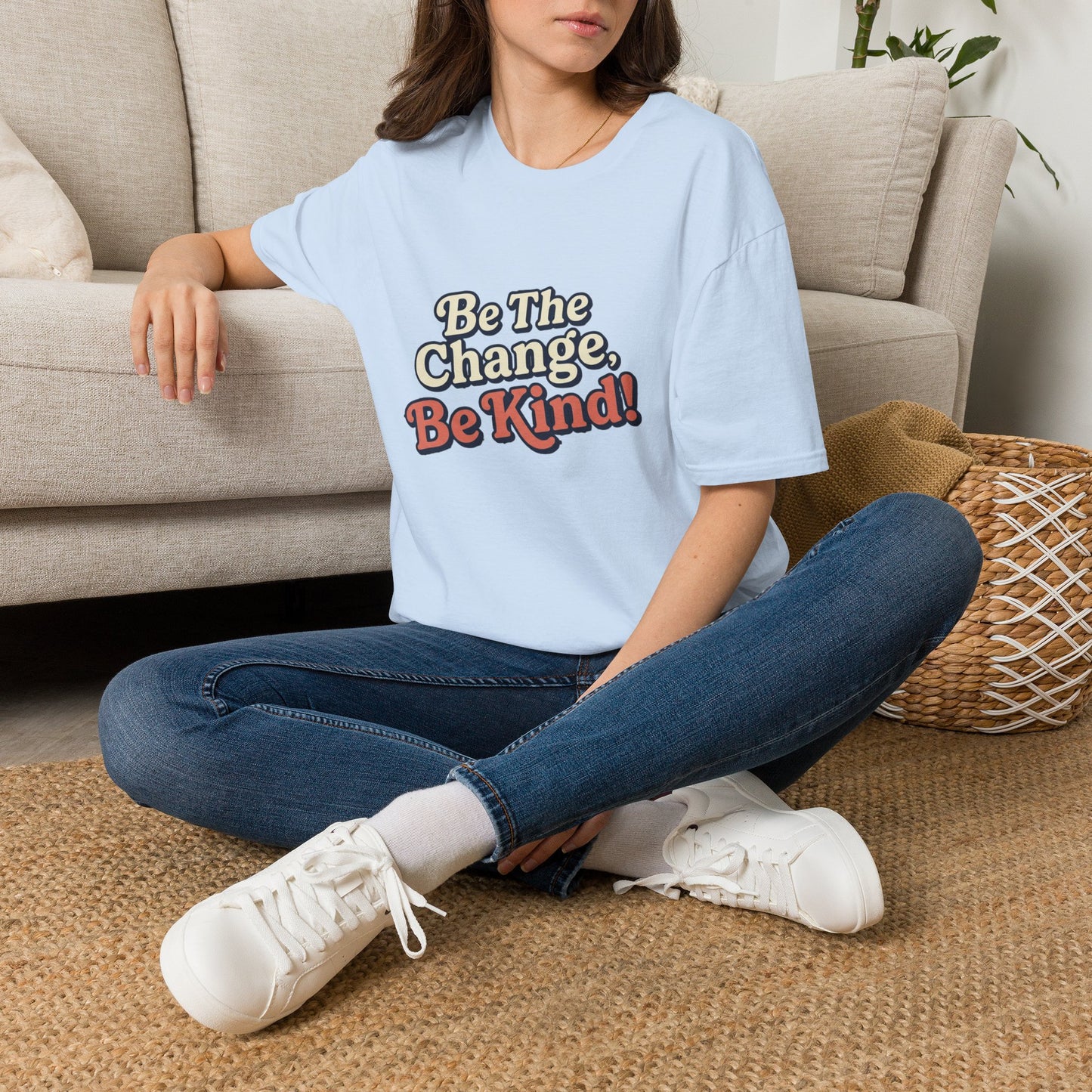 Be the Change, Be Kind T-Shirt — Inspirational Kindness Tee