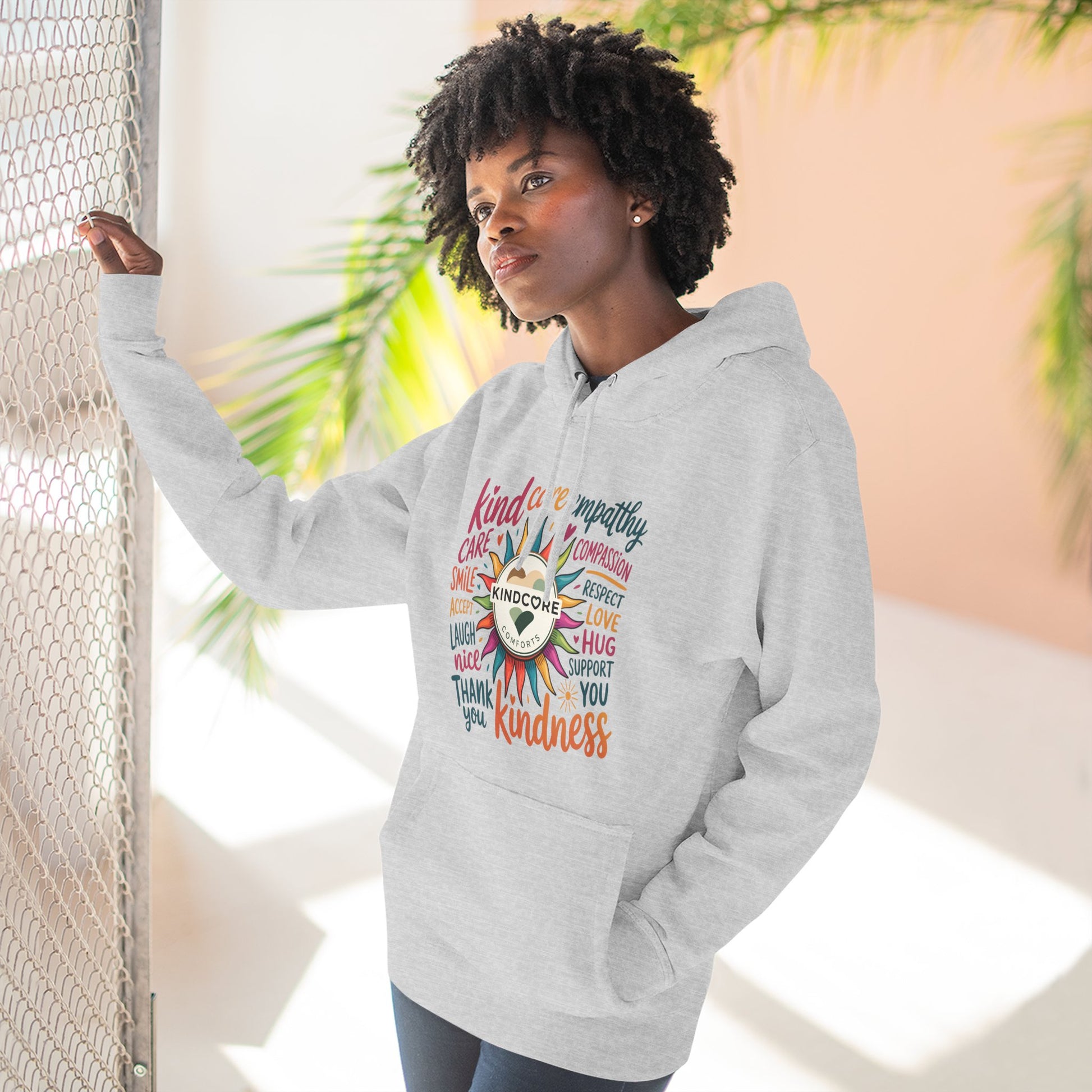 Best Seller- Colorful Kindness Sunburst Hoodie - Kindcore Comforts