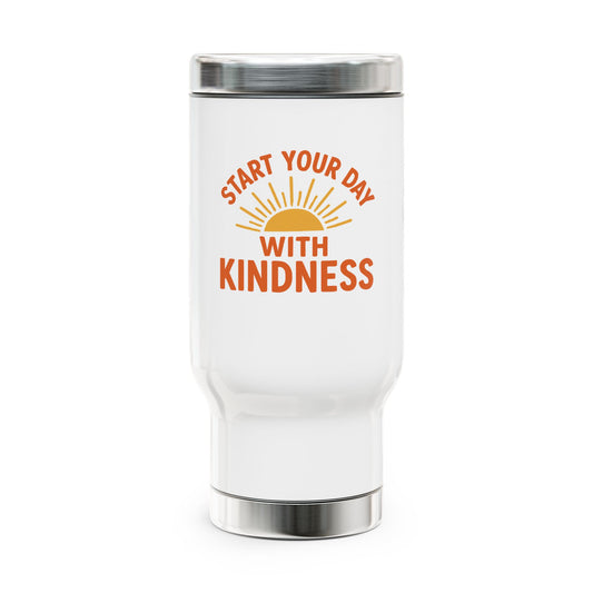 A fantastic travel mug that is bright and inspirational - Kindcore Comforts