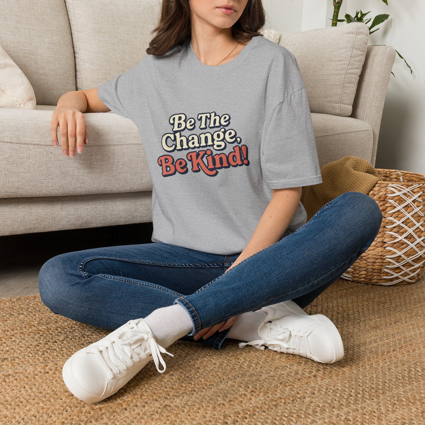 Be the Change, Be Kind T-Shirt — Inspirational Kindness Tee