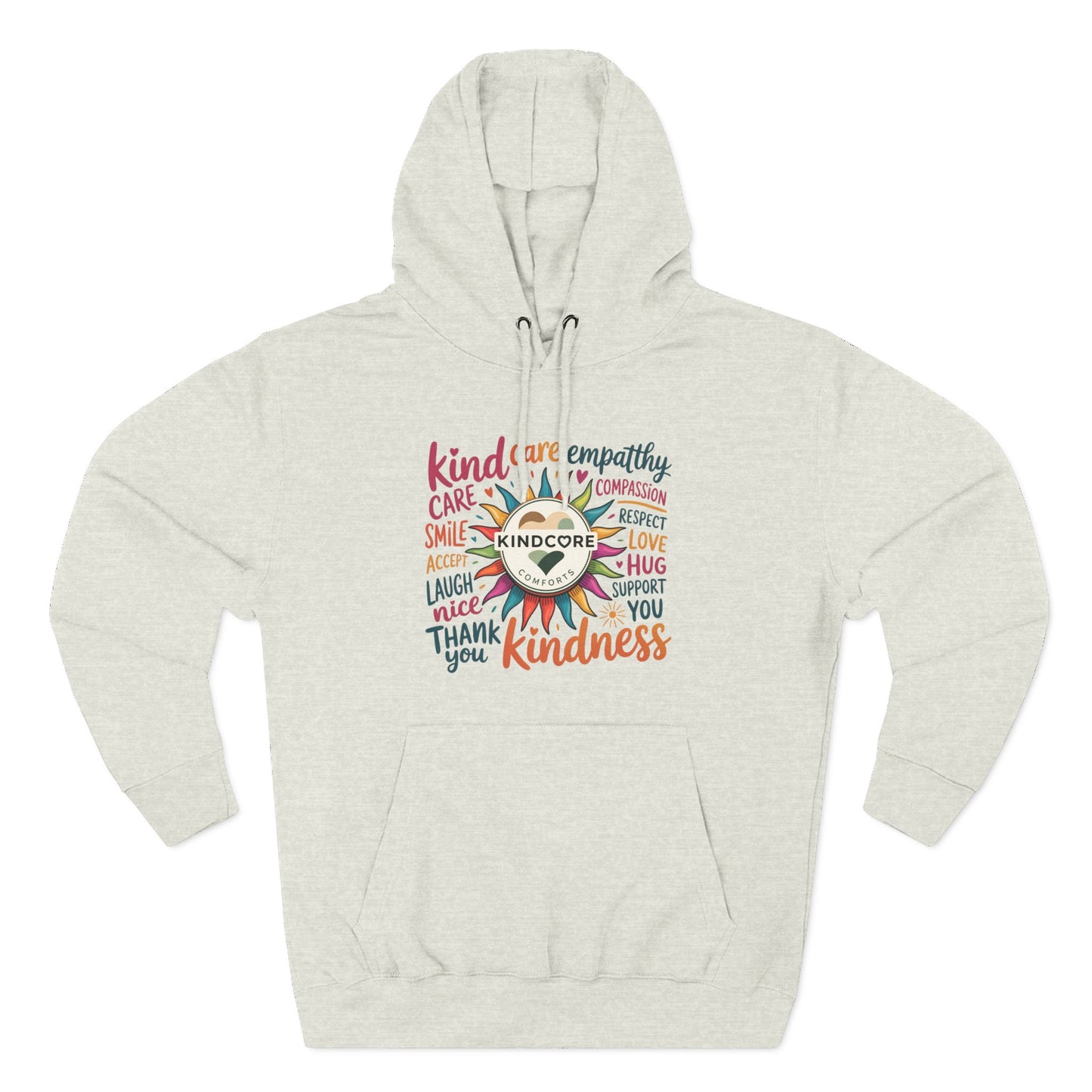 Best Seller- Colorful Kindness Sunburst Hoodie - Kindcore Comforts