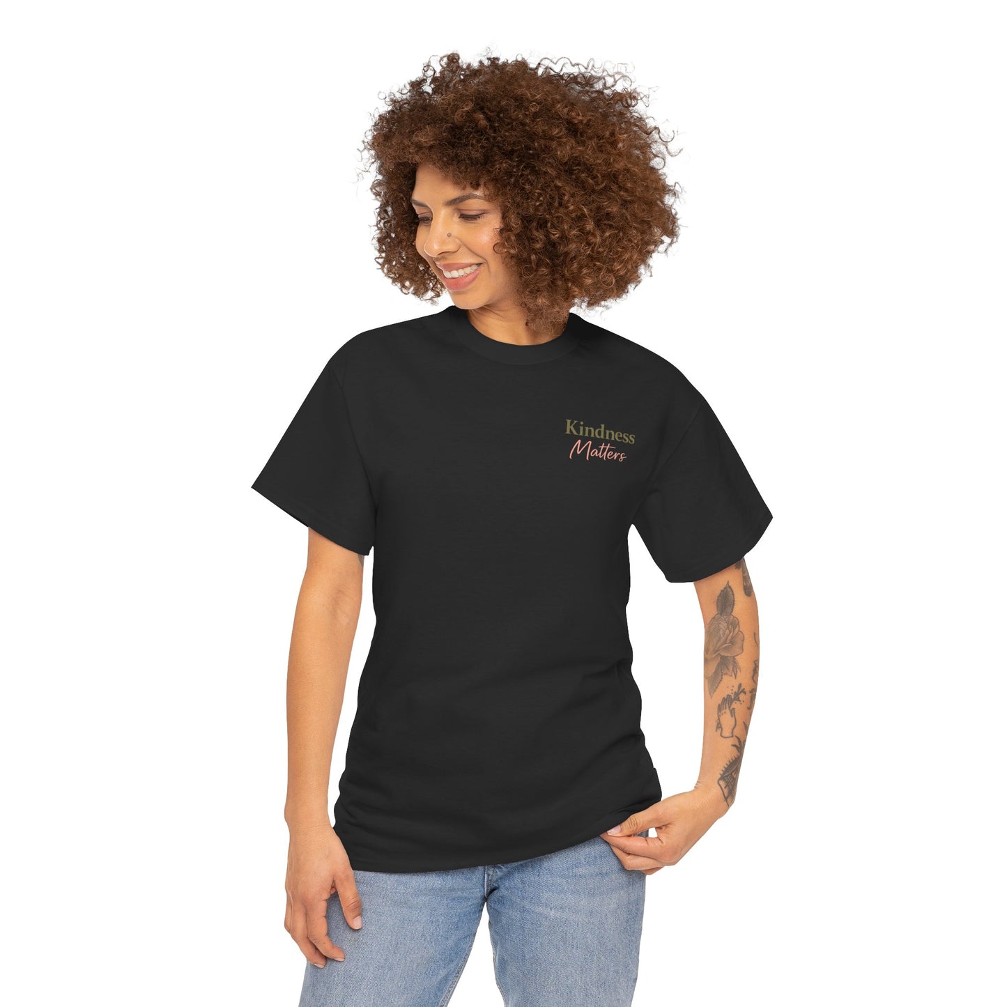 Kindness Matters Tee — 'Everyone is fighting a battle you cannot see' Inspirational White T-Shirt - Kindcore Comforts