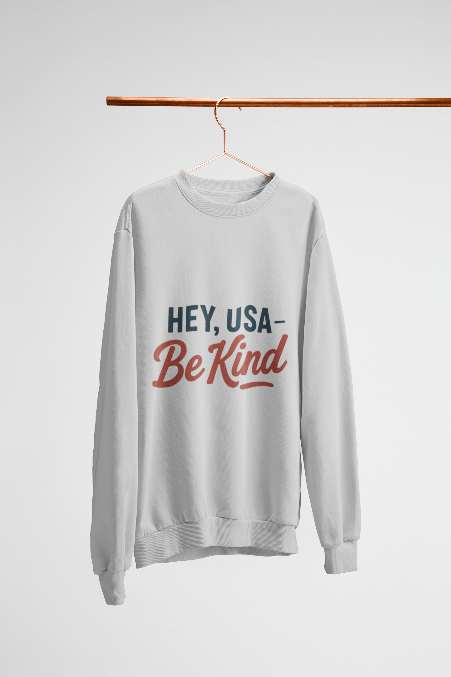 Hey, USA - Be Kind Crewneck Sweatshirt