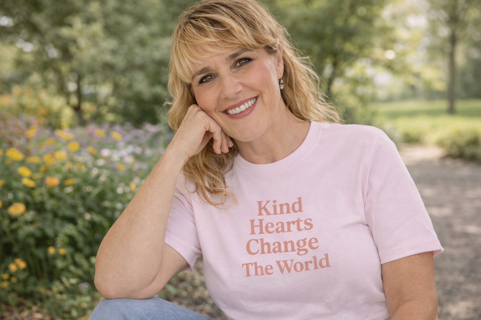 Kind Hearts Change the World T-Shirt - Kindcore Comforts