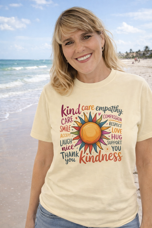 Bright & Colorful Inspiring Garment-Dyed T-Shirt