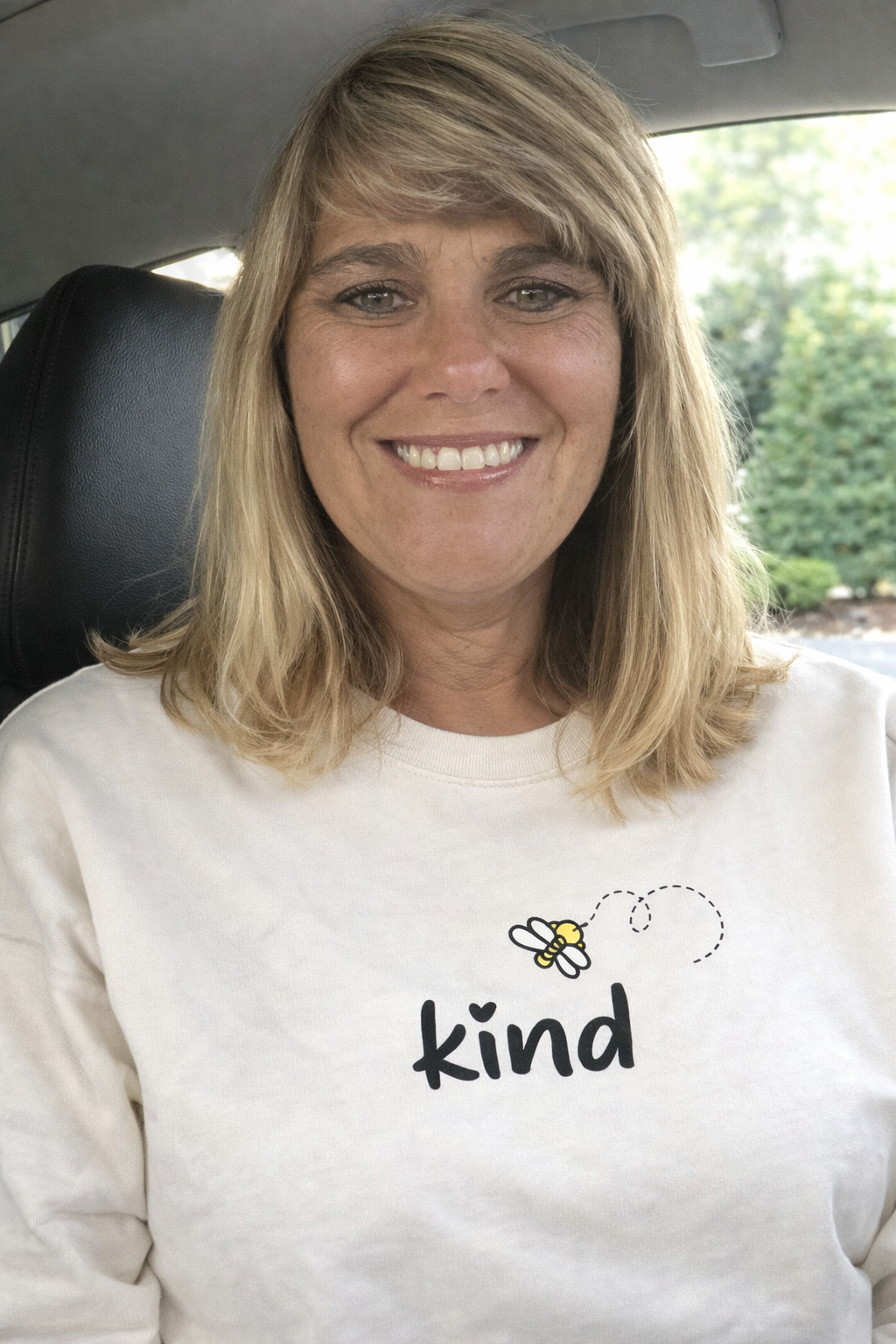 Kind Bee Sweatshirt — Cute Inspirational Crewneck - Kindcore Comforts
