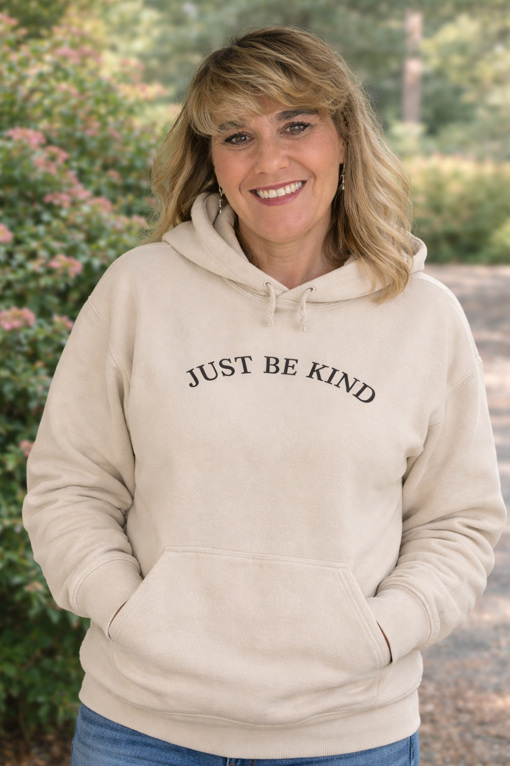 Just Be Kind Hoodie Sweatshirt - Kindcore Comforts