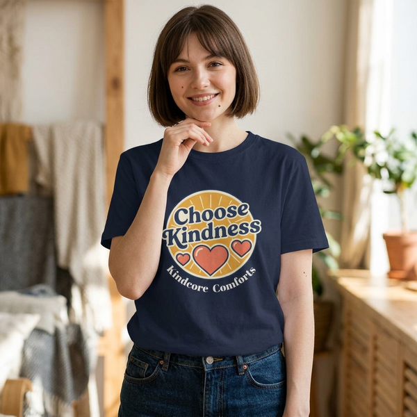 Choose Kindness Heart Graphic T-Shirt