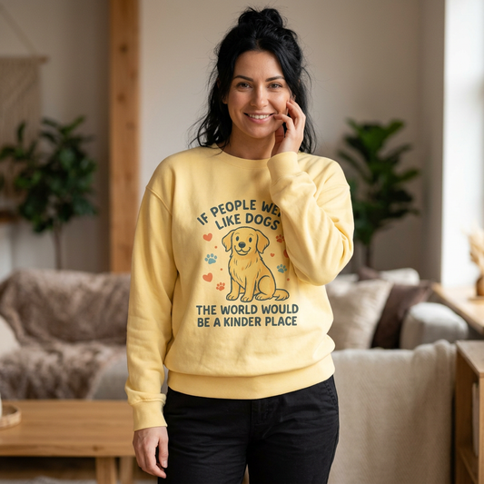 We all Love our furry friends, this Crewneck says so much - Kindcore Comforts