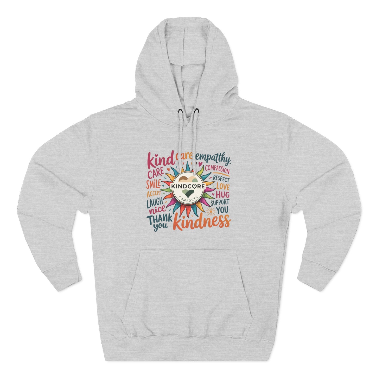 Best Seller- Colorful Kindness Sunburst Hoodie - Kindcore Comforts