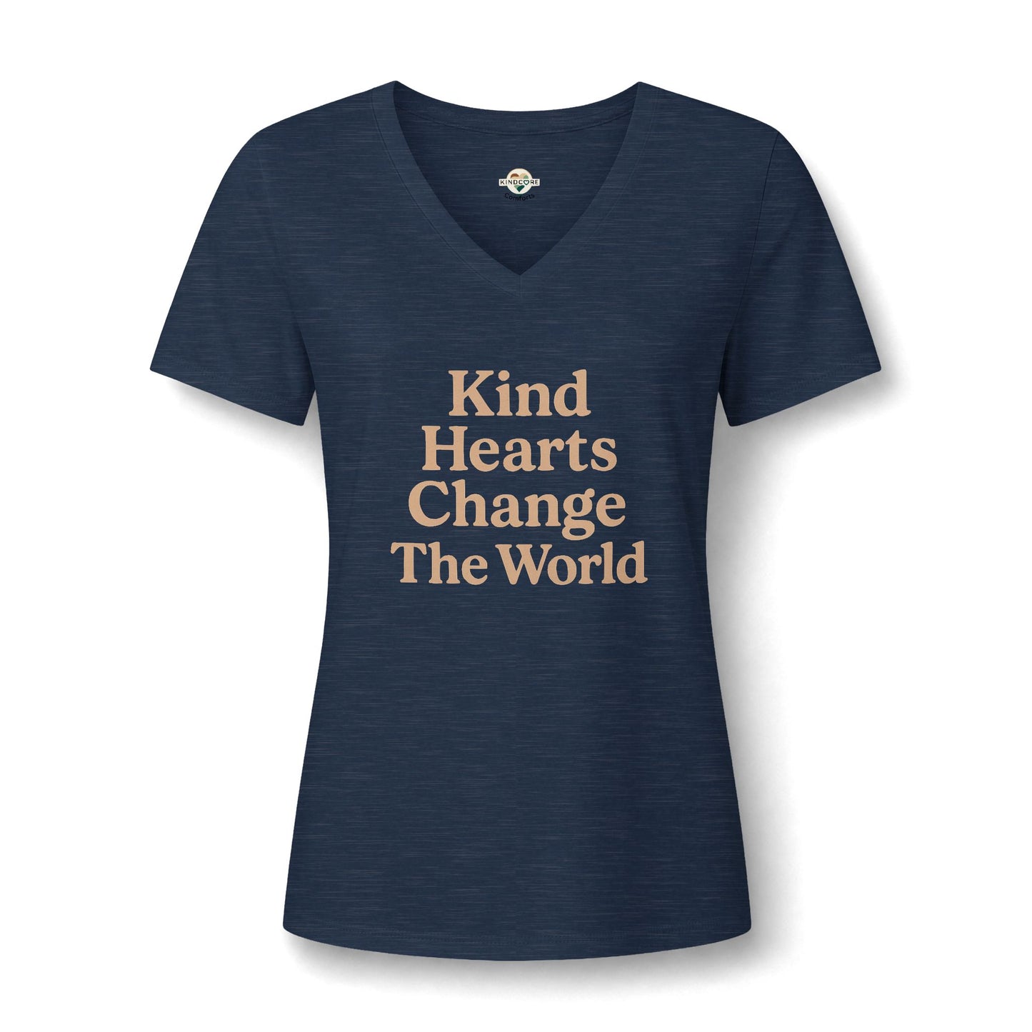 Kind Hearts Change The World V-Neck Tee