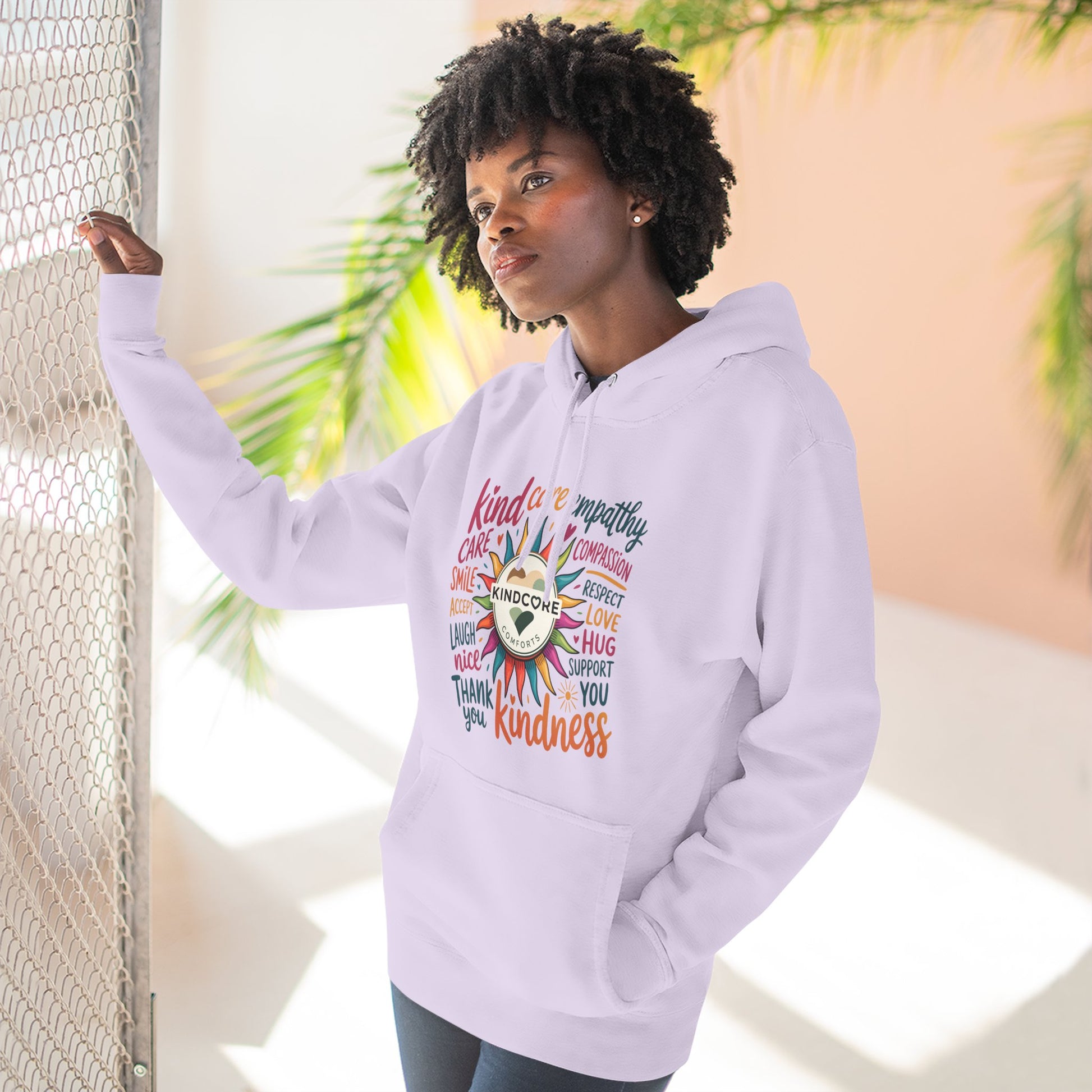 Best Seller- Colorful Kindness Sunburst Hoodie - Kindcore Comforts