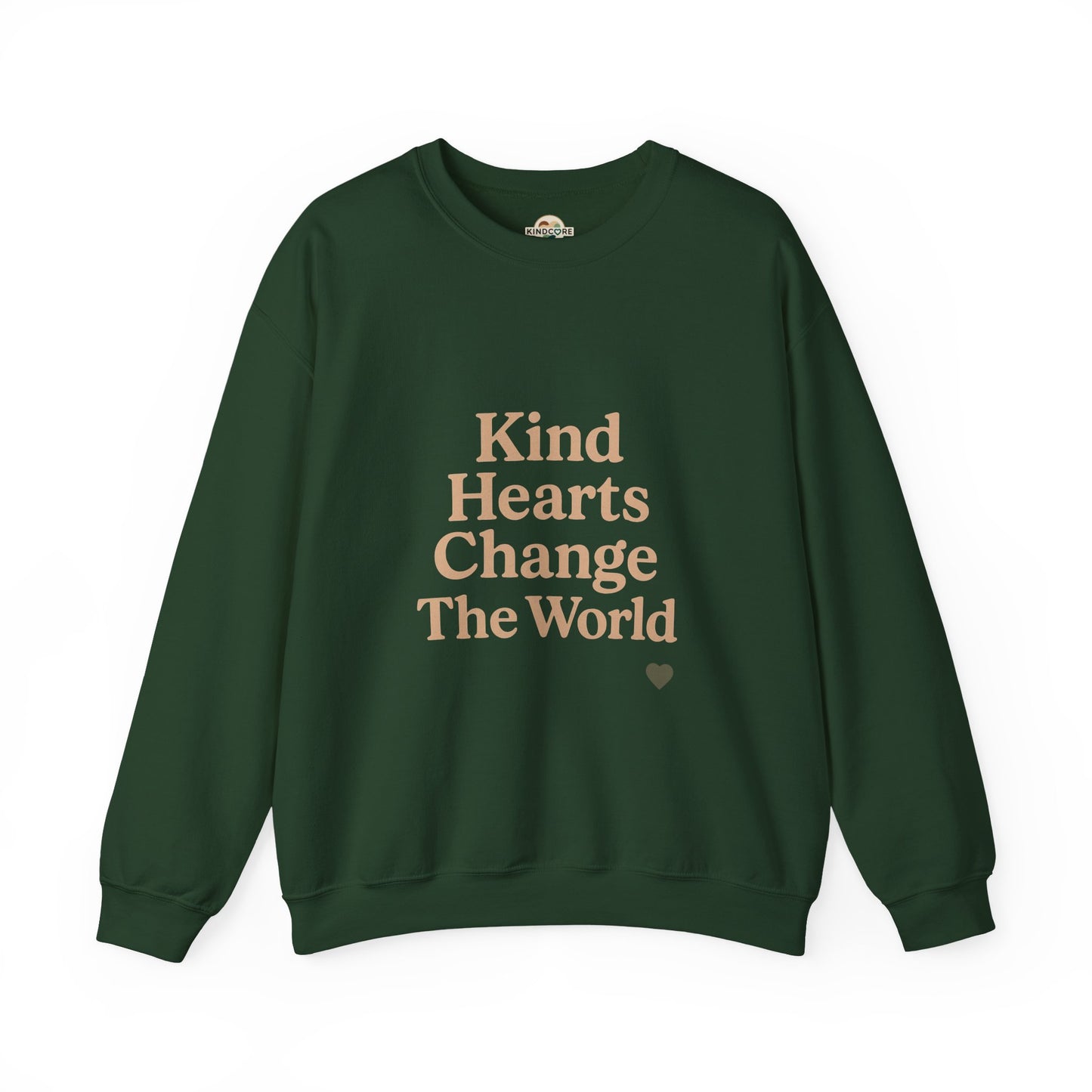 Kind Hearts Change the World Crewneck Sweatshirt - Kindcore Comforts