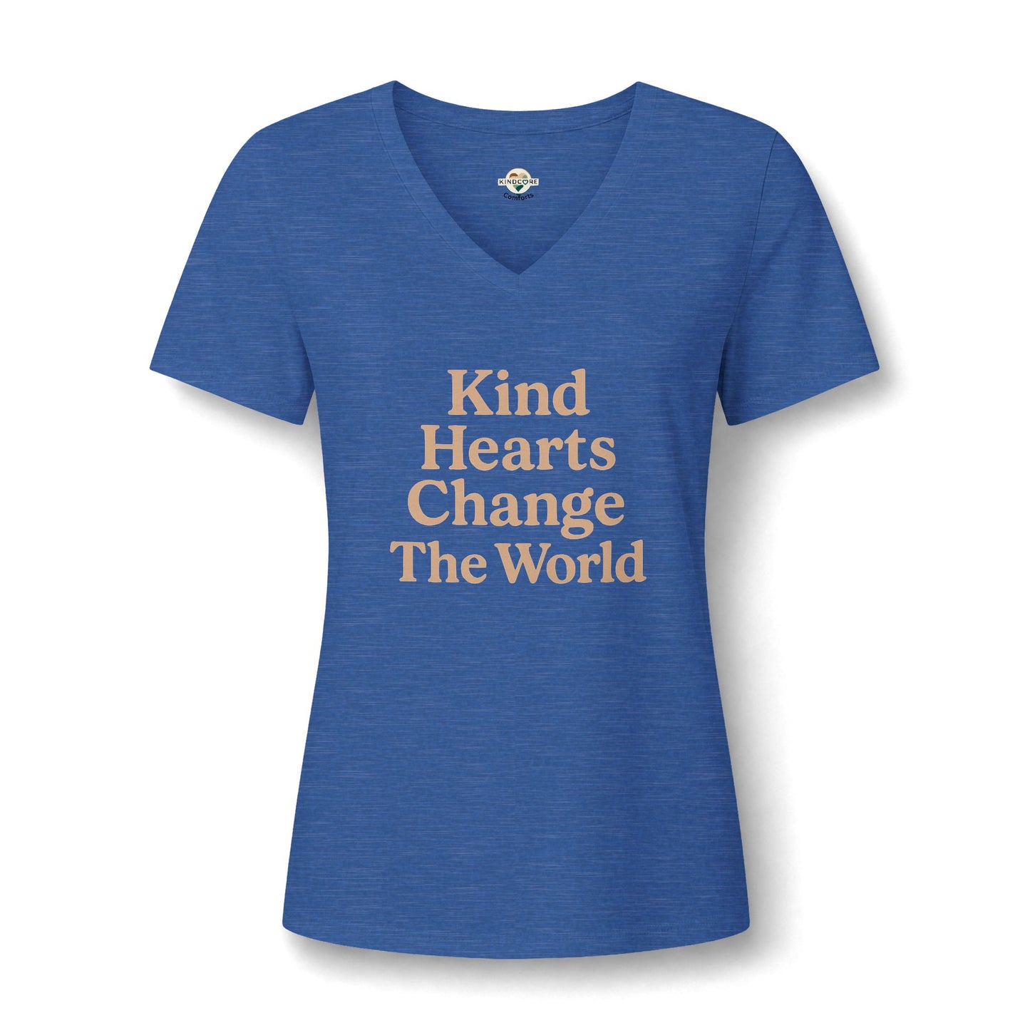 Kind Hearts Change The World V-Neck Tee
