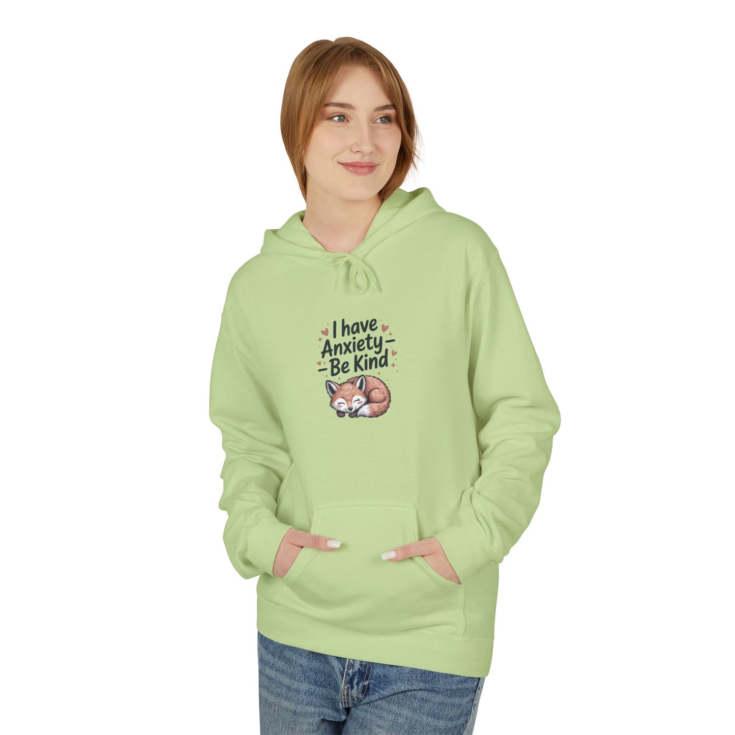 Anxiety Be Kind Hoodie — Kindcore Comfort Mental Health Awareness - Kindcore Comforts