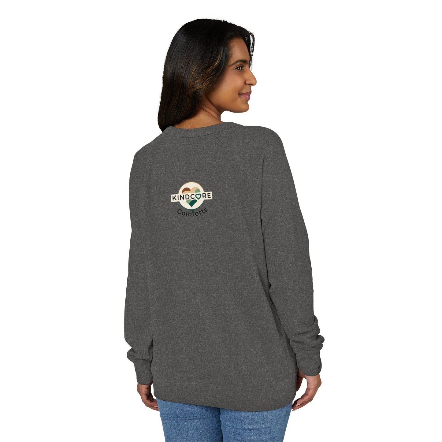 Brave Enough To Be Kind" Inspirational Raglan - Kindcore Comforts