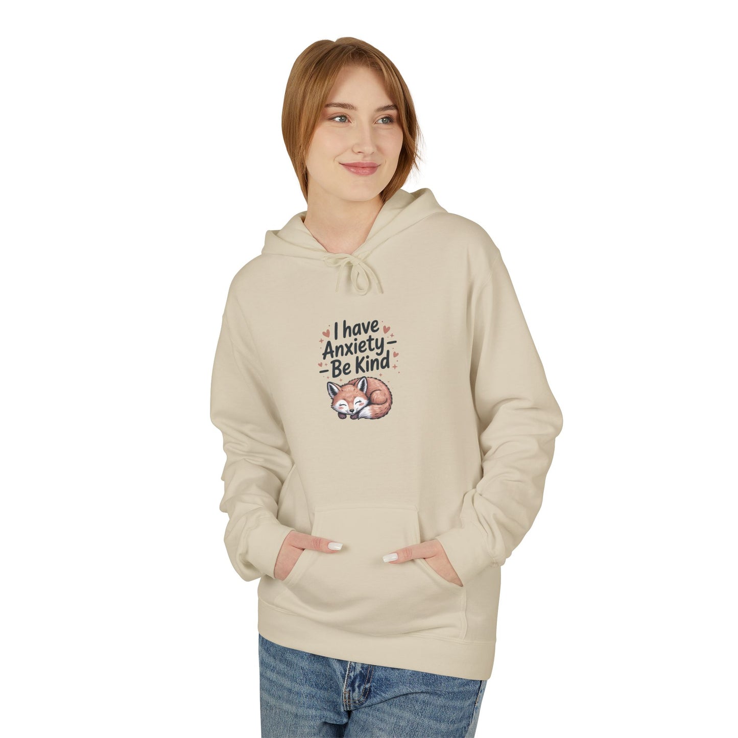 Anxiety Be Kind Hoodie — Kindcore Comfort Mental Health Awareness - Kindcore Comforts