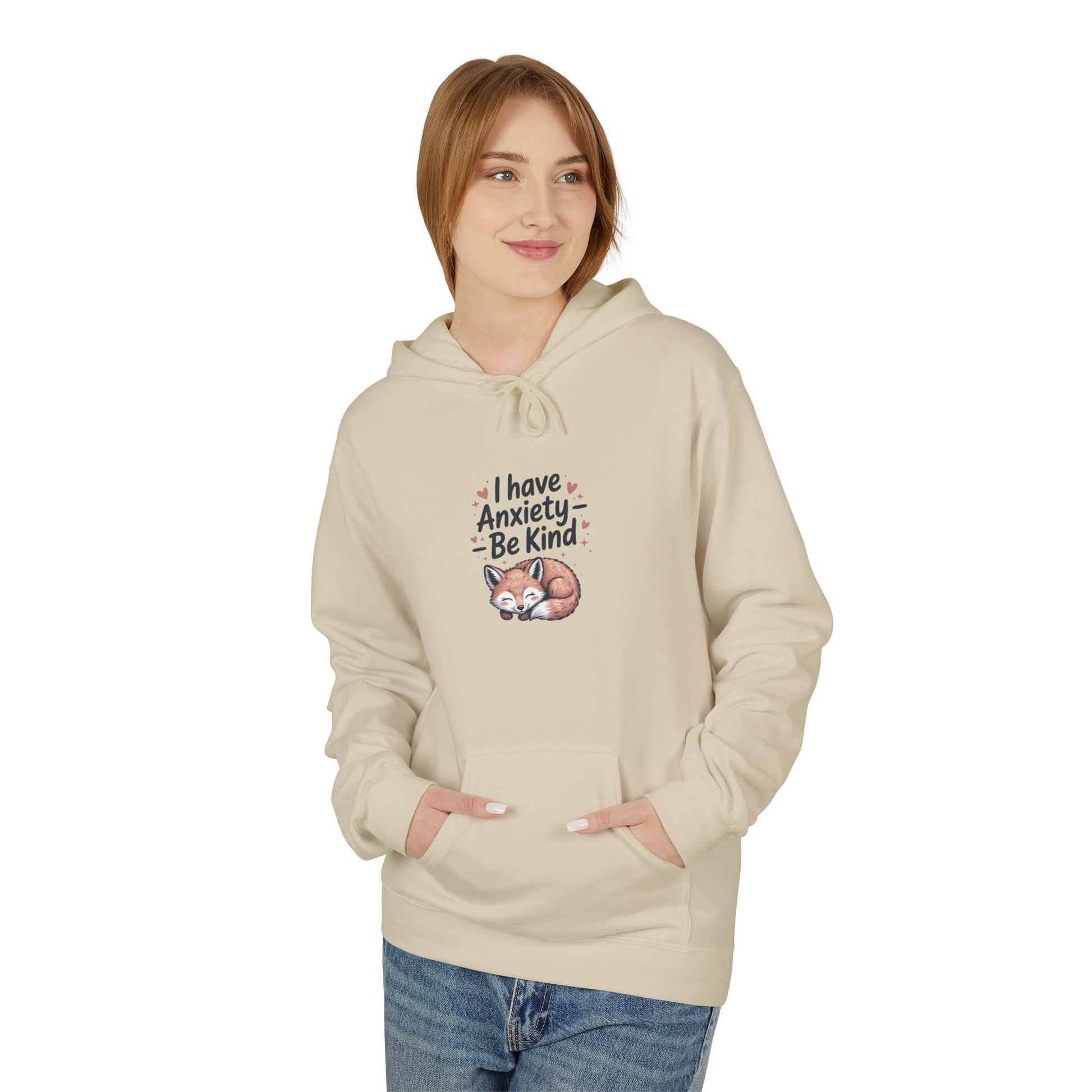 Anxiety Be Kind Hoodie — Kindcore Comfort Mental Health Awareness - Kindcore Comforts