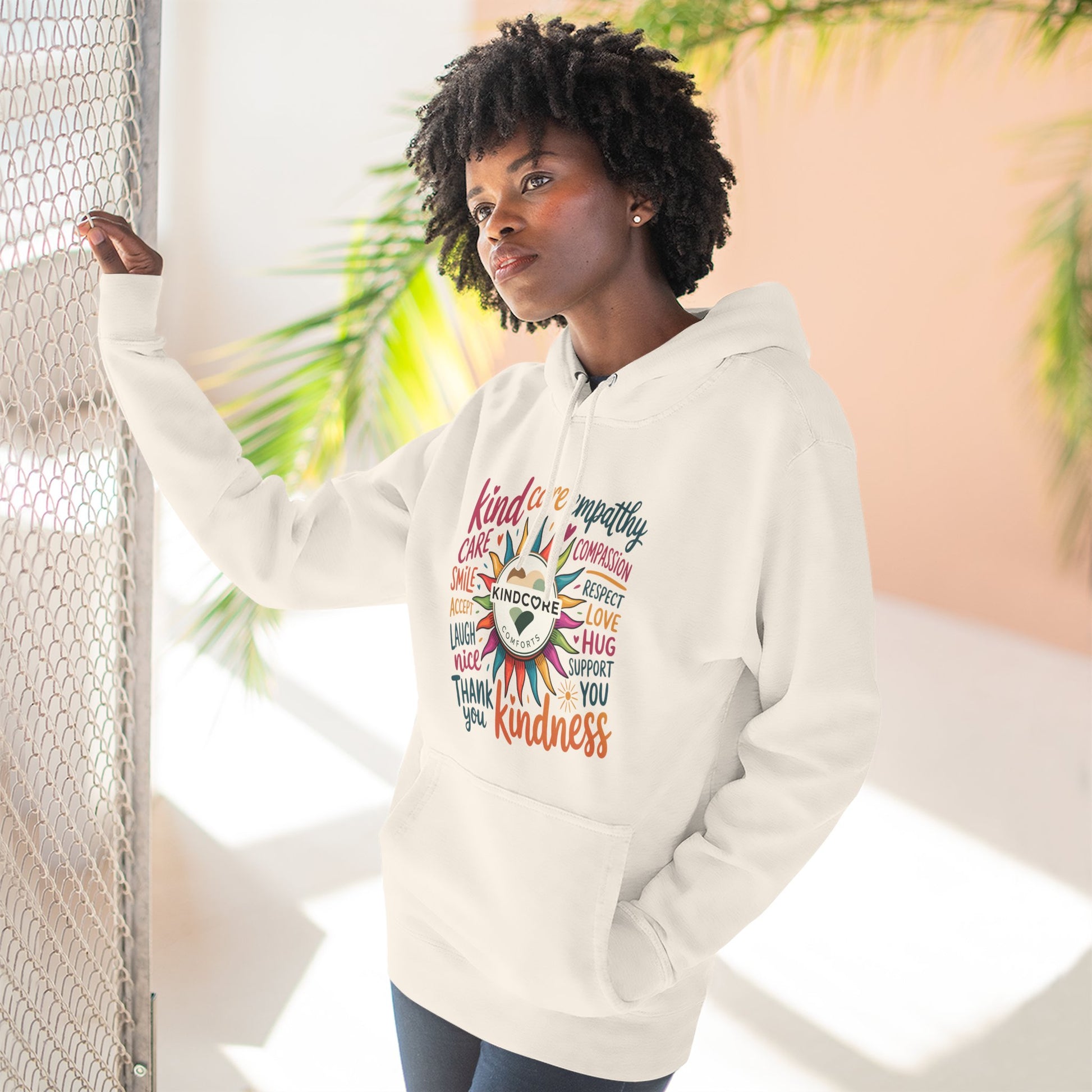 Best Seller- Colorful Kindness Sunburst Hoodie - Kindcore Comforts