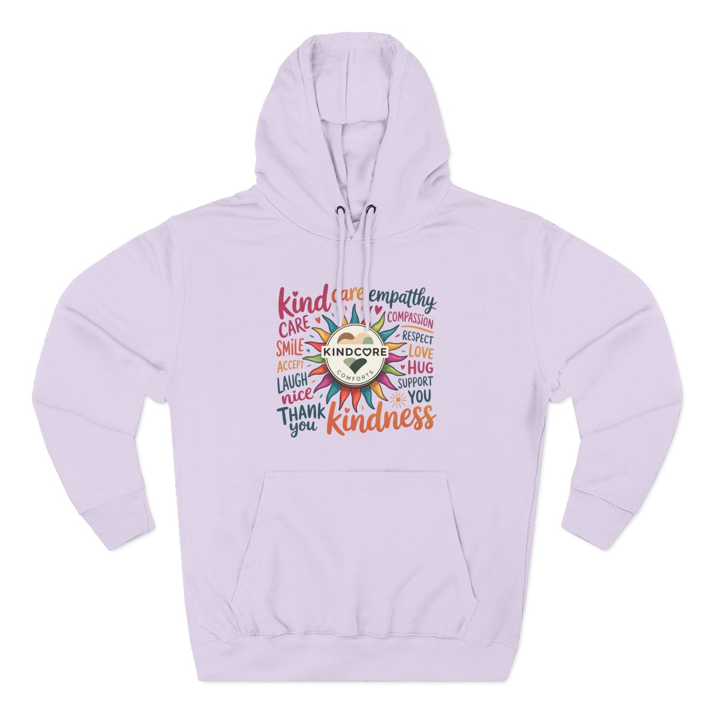Best Seller- Colorful Kindness Sunburst Hoodie - Kindcore Comforts