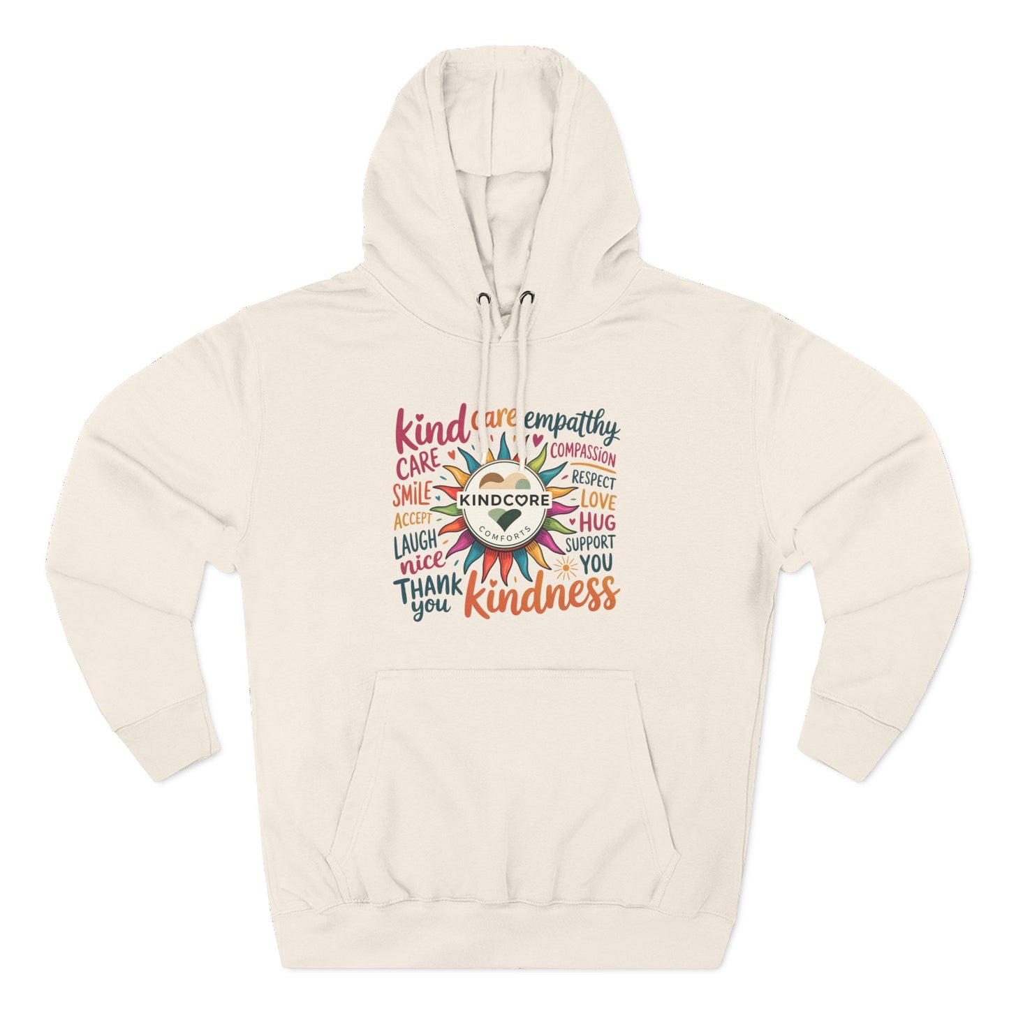 Best Seller- Colorful Kindness Sunburst Hoodie - Kindcore Comforts