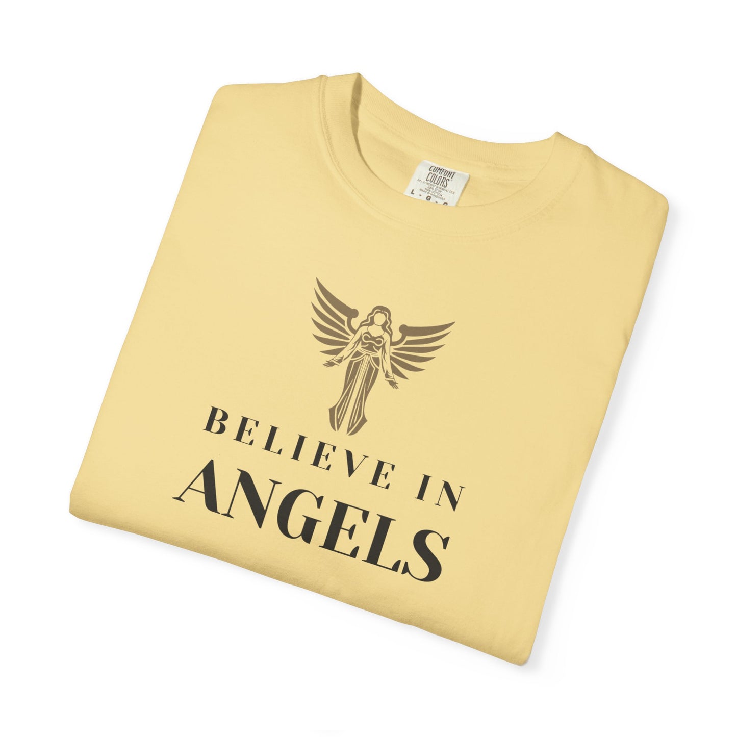 Believe in Angels Unisex T-Shirt for Spiritual Seekers, Casual Wear, Gift for Friends, Birthday Gift, Inspirational Apparel