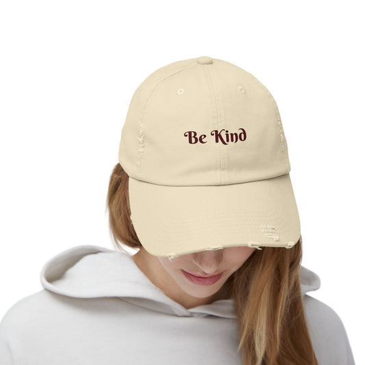 Be Kind Distressed Cap — Embroidered 'Be Kind' Baseball Hat - Kindcore ComfortsBe Kind Distressed Cap — Embroidered 'Be Kind' Baseball HatOne sizeHatsPrintifyKindcore Comforts28396753714443000589