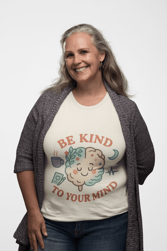 Be Kind To Your Mind Unisex Garment - Dyed T-shirt - Kindcore ComfortsBe Kind To Your Mind Unisex Garment - Dyed T-shirtST-ShirtPrintifyKindcore Comforts33593024423249391447