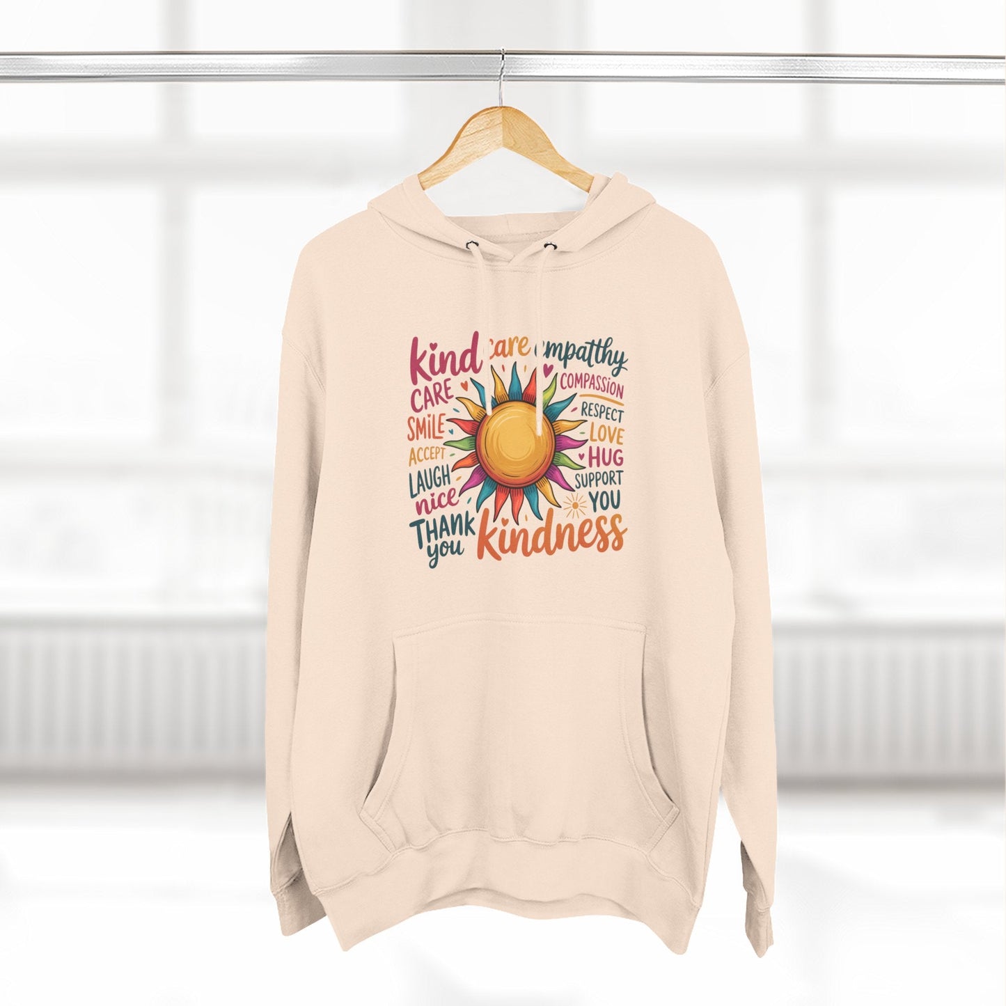 Best Seller - Colorful Kindness Sunburst Hoodie - Kindcore ComfortsBest Seller - Colorful Kindness Sunburst HoodiePale PinkHoodiePrintifyKindcore Comforts22148709459007336989
