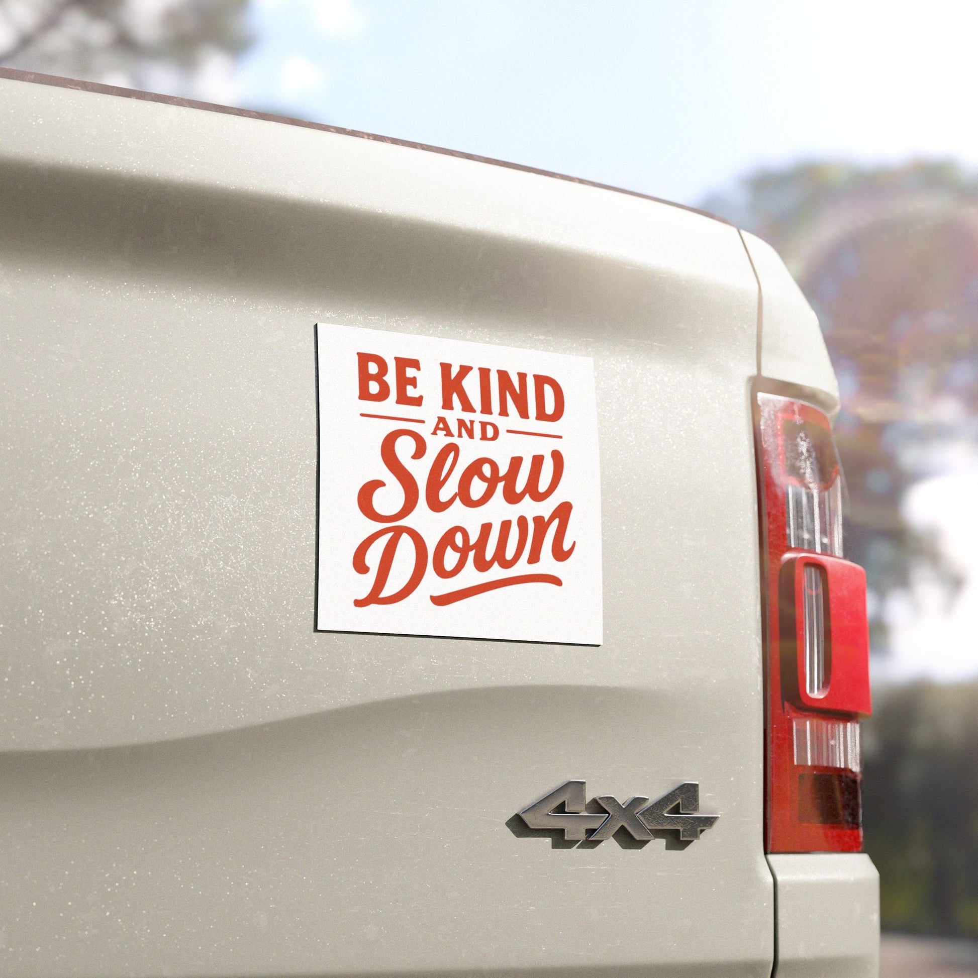 Car Magnet — "Be Kind and Slow Down" Retro Script Safety Sign - Kindcore ComfortsCar Magnet — "Be Kind and Slow Down" Retro Script Safety Sign1 pcRectangleAutoPrintifyKindcore Comforts31954209883597305253