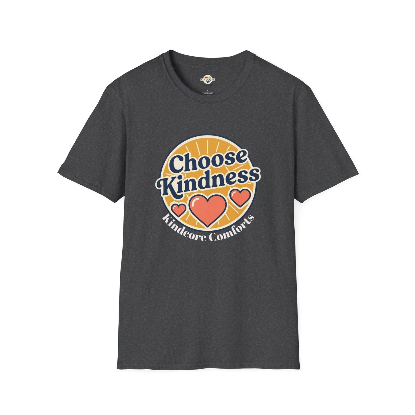 Choose Kindness Heart Graphic T-Shirt - Kindcore ComfortsChoose Kindness Heart Graphic T-ShirtST-ShirtPrintifyKindcore Comforts30444969943330123113