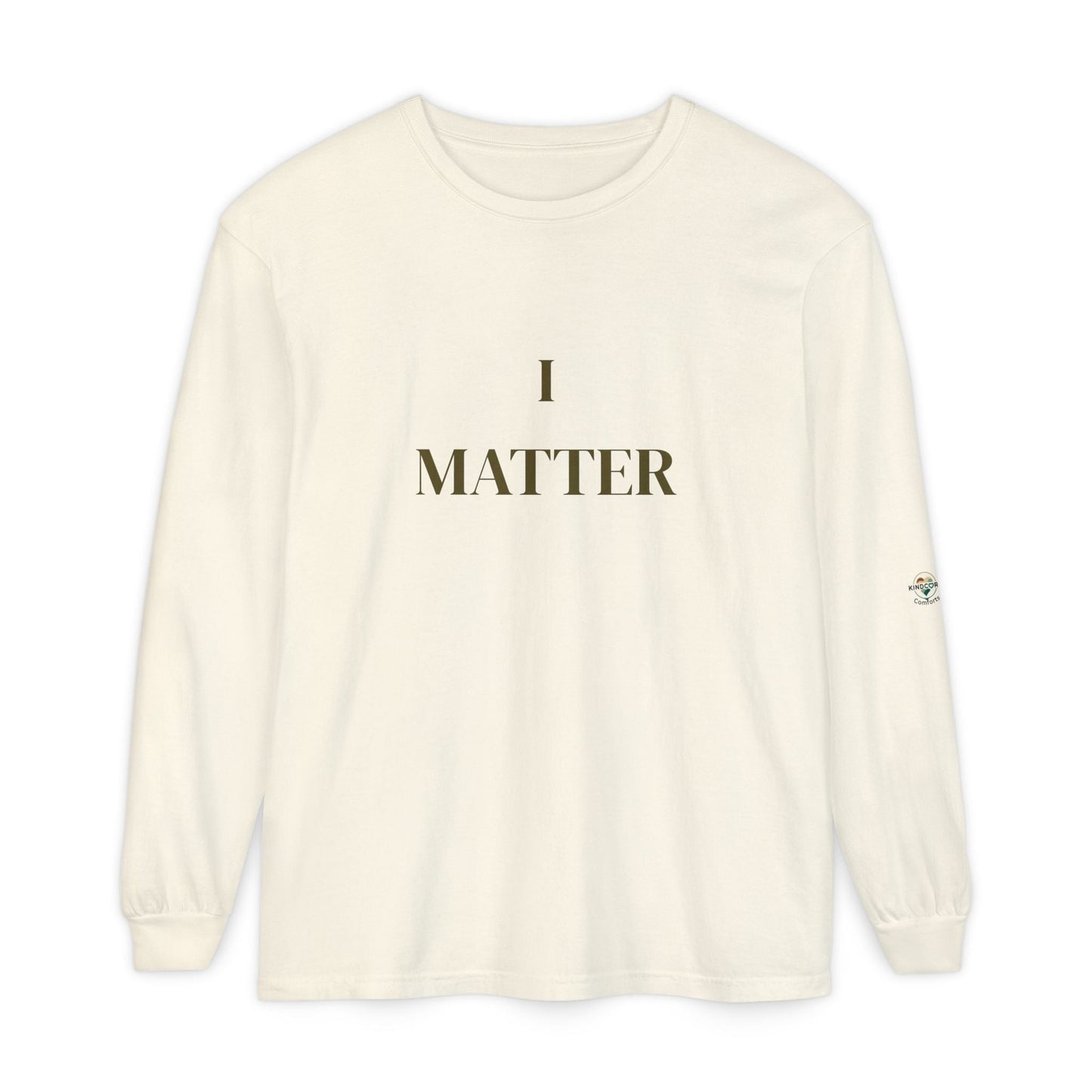 I Matter / You Matter Long Sleeve T-Shirt — Inclusive Message Tee - Kindcore ComfortsI Matter / You Matter Long Sleeve T-Shirt — Inclusive Message TeeSLong - sleevePrintifyKindcore Comforts13110405543278869970