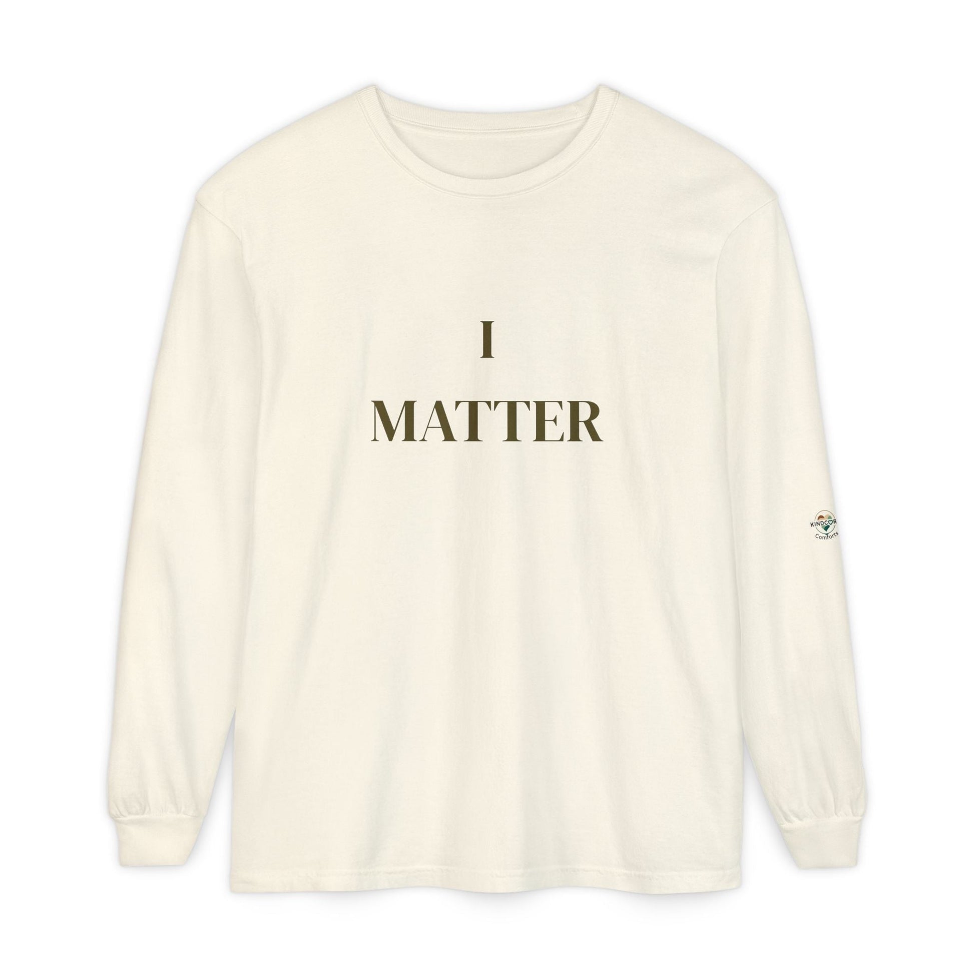 I Matter / You Matter Long Sleeve T-Shirt — Inclusive Message Tee - Kindcore ComfortsI Matter / You Matter Long Sleeve T-Shirt — Inclusive Message TeeSLong - sleevePrintifyKindcore Comforts13110405543278869970