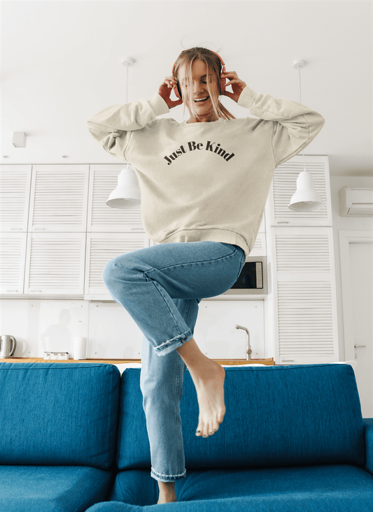 Just Be Kind - Crewneck Sweatshirt - Kindcore ComfortsJust Be Kind - Crewneck SweatshirtSSweatshirtPrintifyKindcore Comforts68560252756303185863